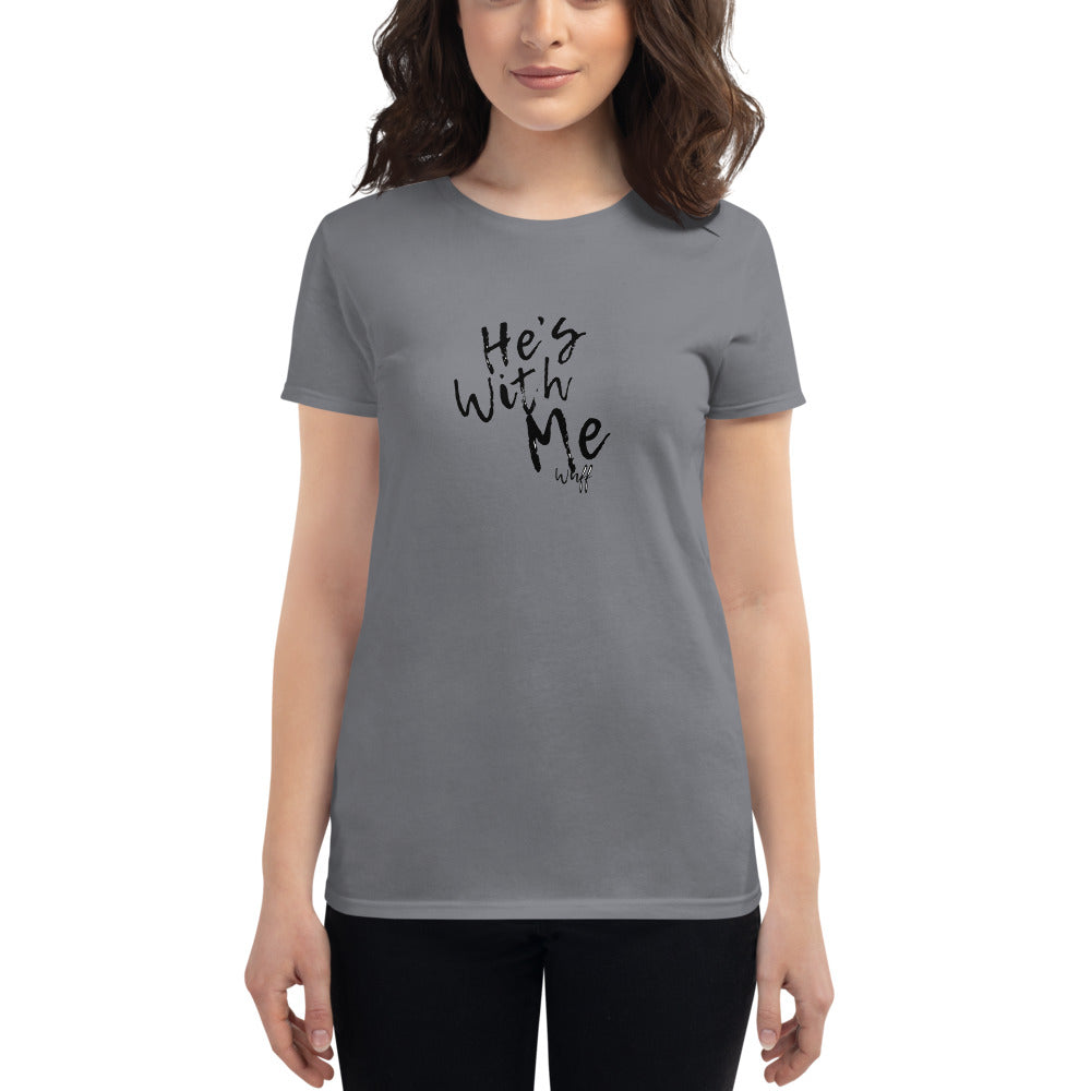 He's With Me-Women's short sleeve t-shirt by Co-Tesh