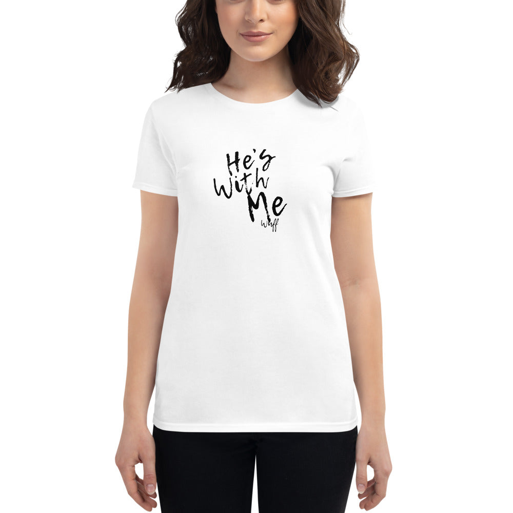 He's With Me-Women's short sleeve t-shirt by Co-Tesh