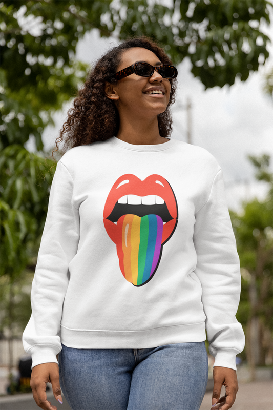Rainbow Lips | Co-tesh | Unisex Sweatshirt
