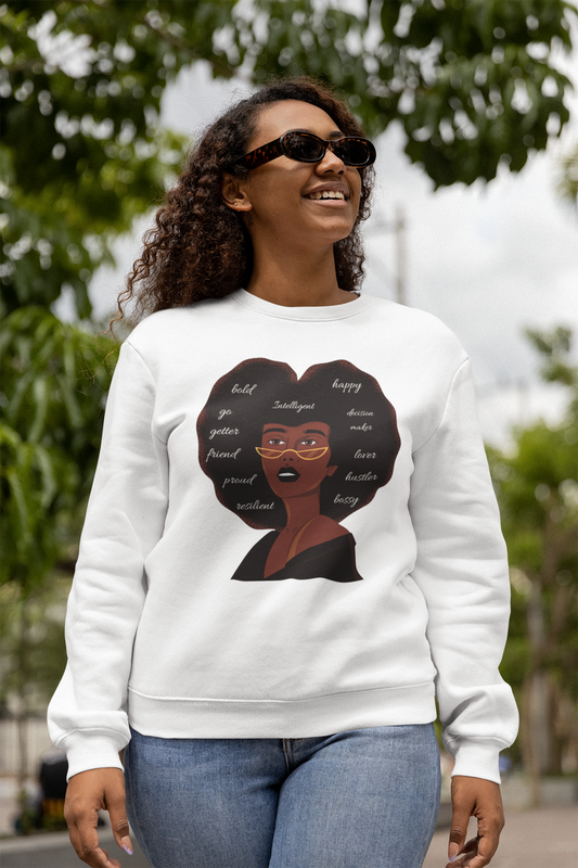 Afro Confidence | Co-tesh | Unisex Sweatshirt