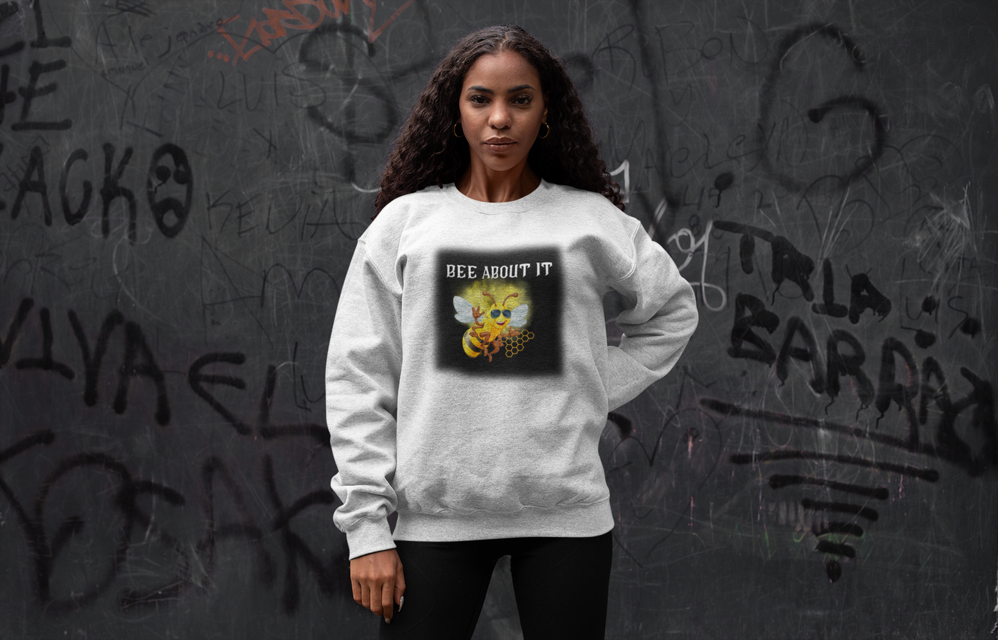 Bee about it | Co-tesh | Unisex Sweatshirt