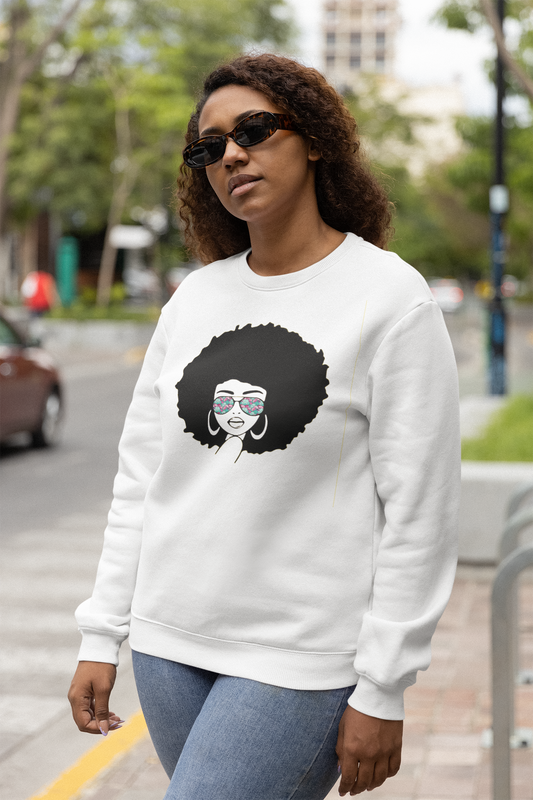 Afro Queen | Co-tesh | Unisex Sweatshirt