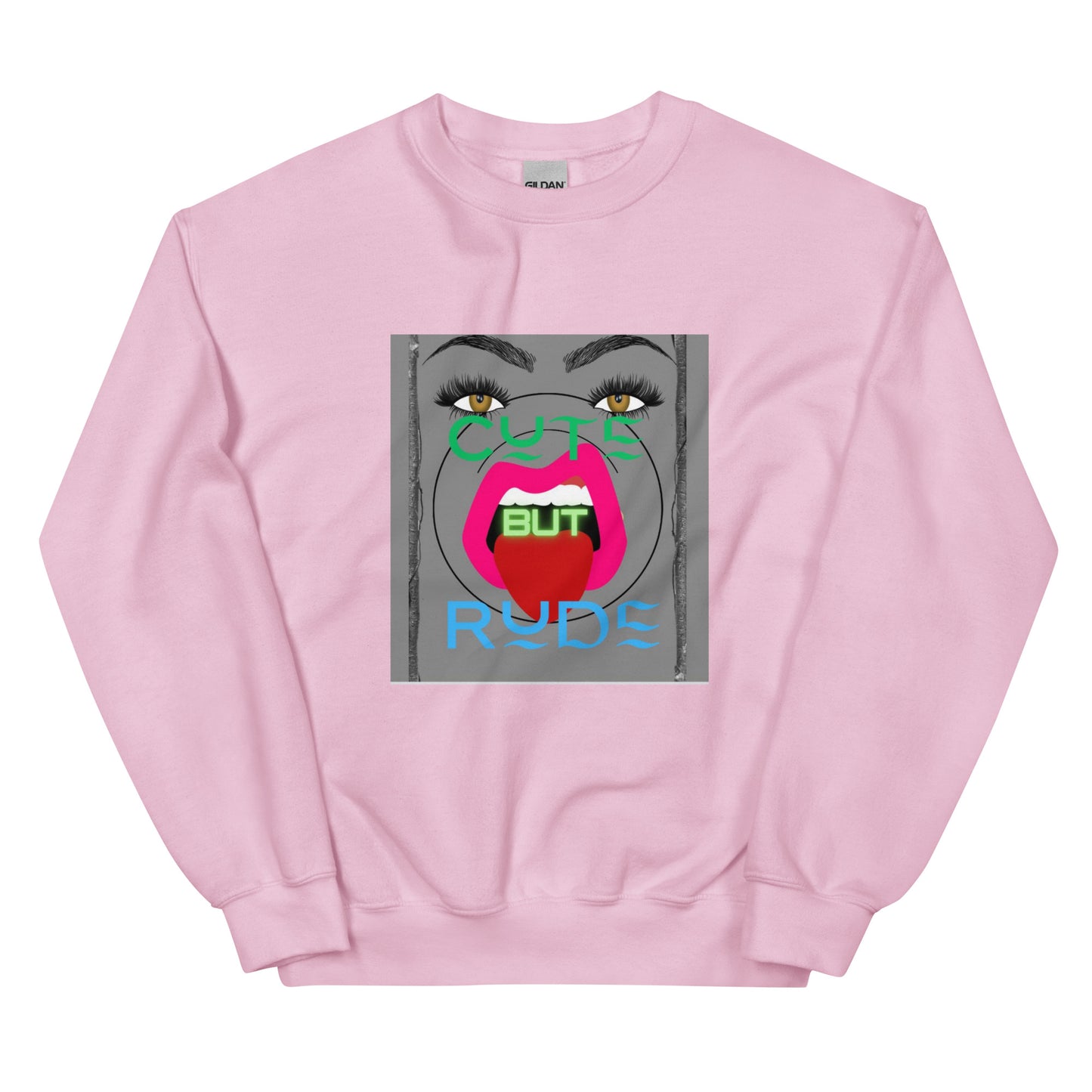 Cute but rude | Co-Tesh | Unisex Sweatshirt