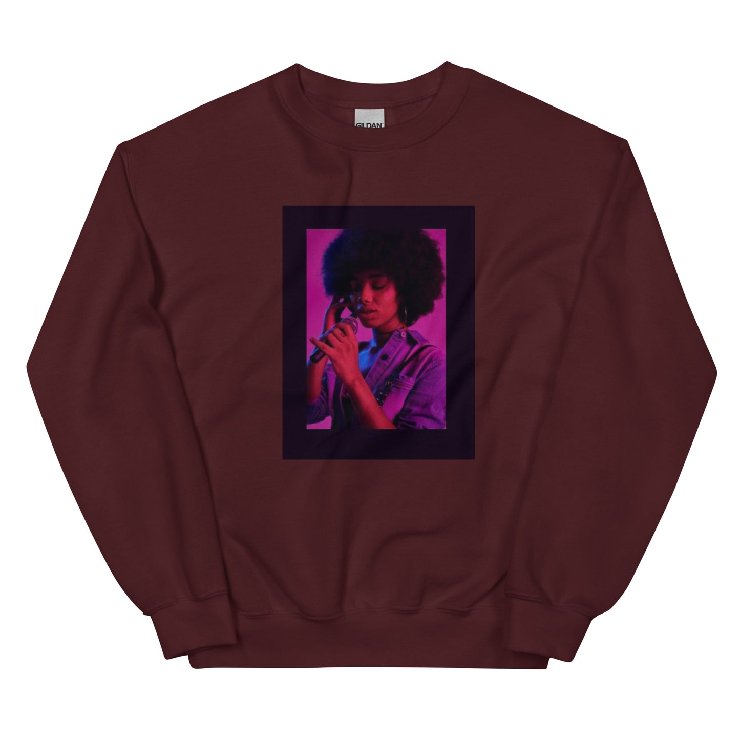 Purple Afro Queen | Co-Tesh | Unisex Sweatshirt