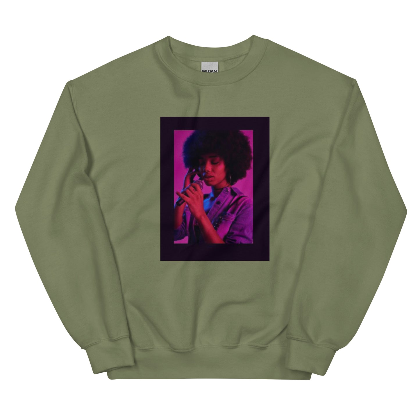 Purple Afro Queen | Co-Tesh | Unisex Sweatshirt