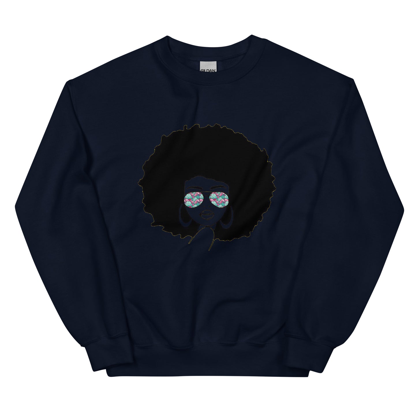 Afro Queen | Co-tesh | Unisex Sweatshirt