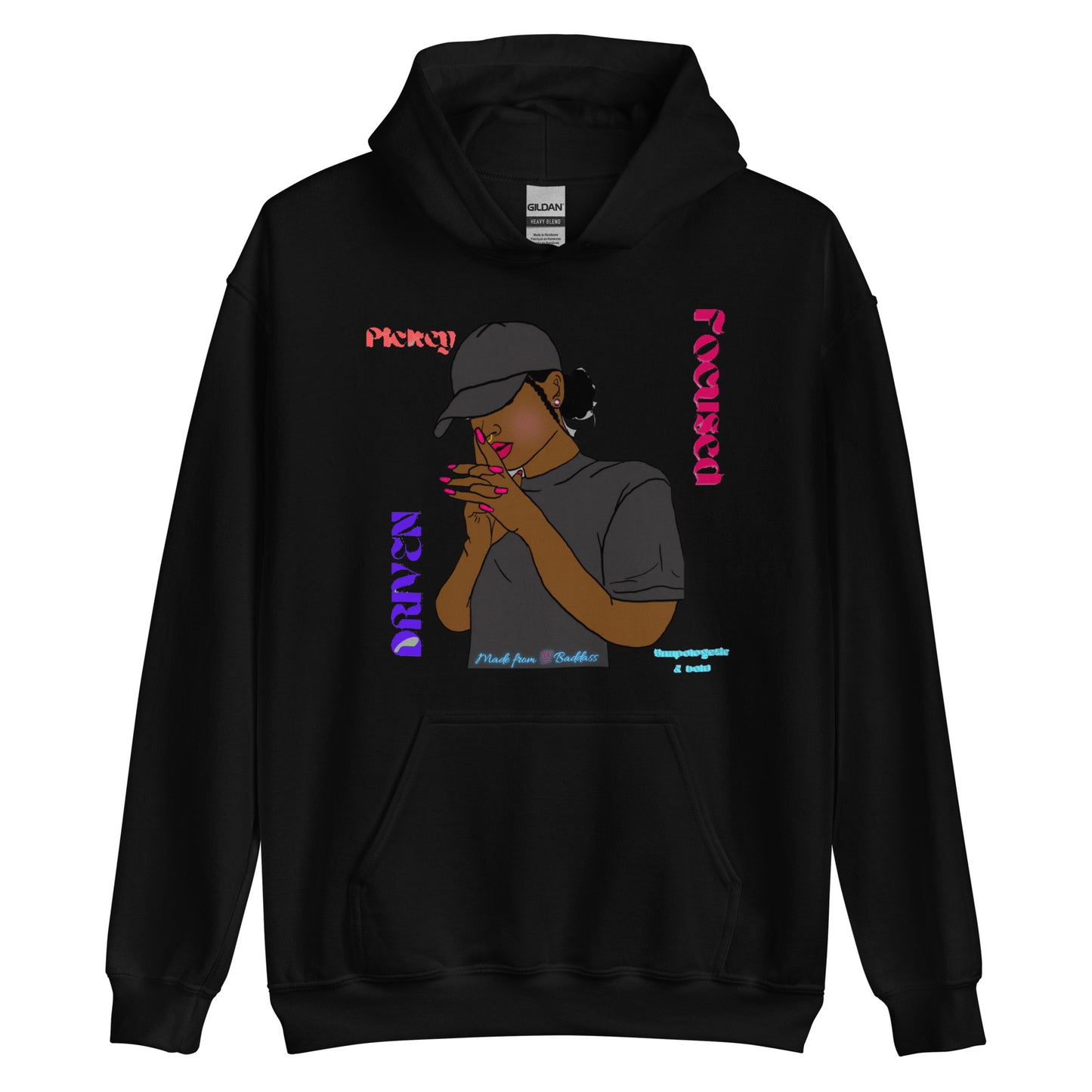 Made from 100 Badass | Co-Tesh Design Envy | Unisex Hoodie