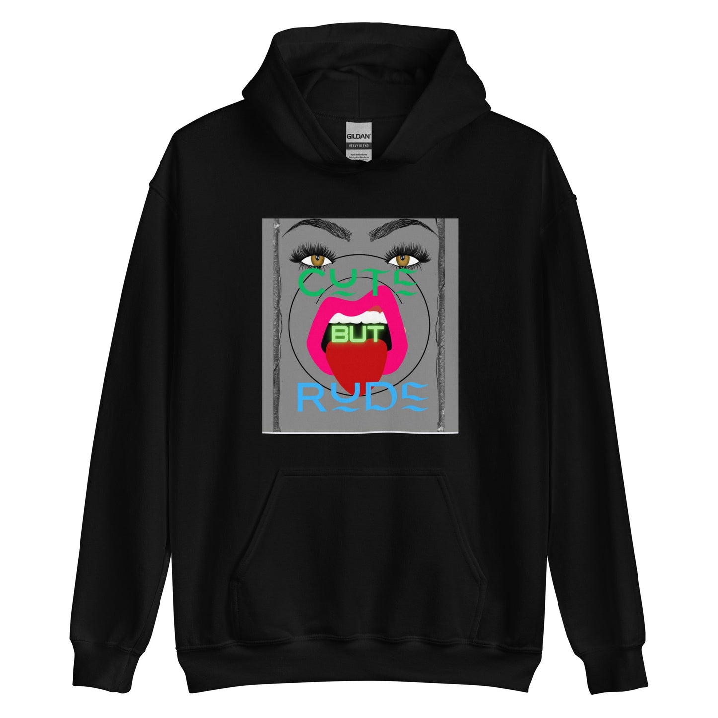 Cute but rude | Co-Tesh Design Envy | Unisex Hoodie