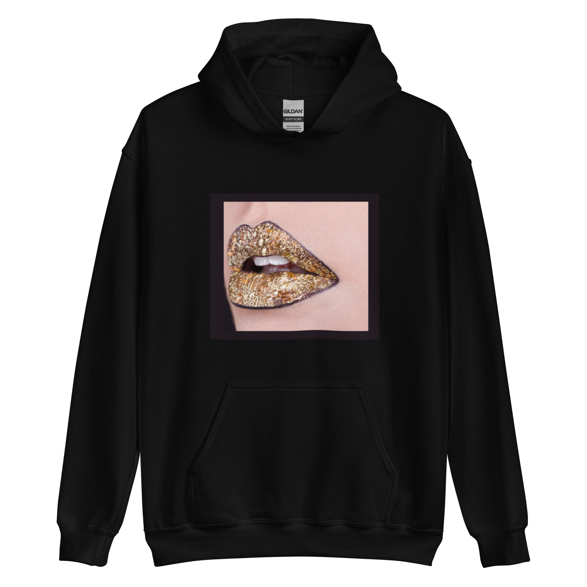 HTH Glitter Heart Logo Hoodie Navy - Hooded
