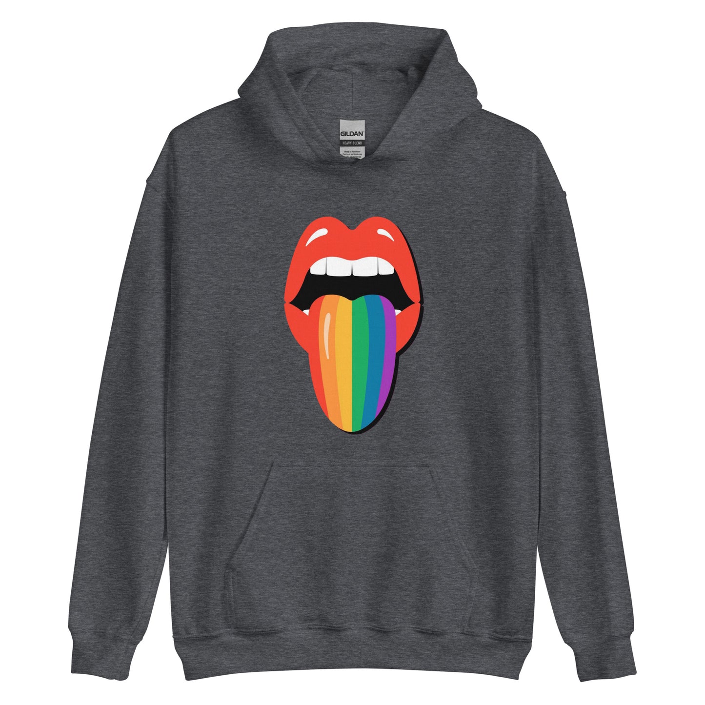 Rainbow Lip | Co-Tesh Design Envy | Unisex Hoodie