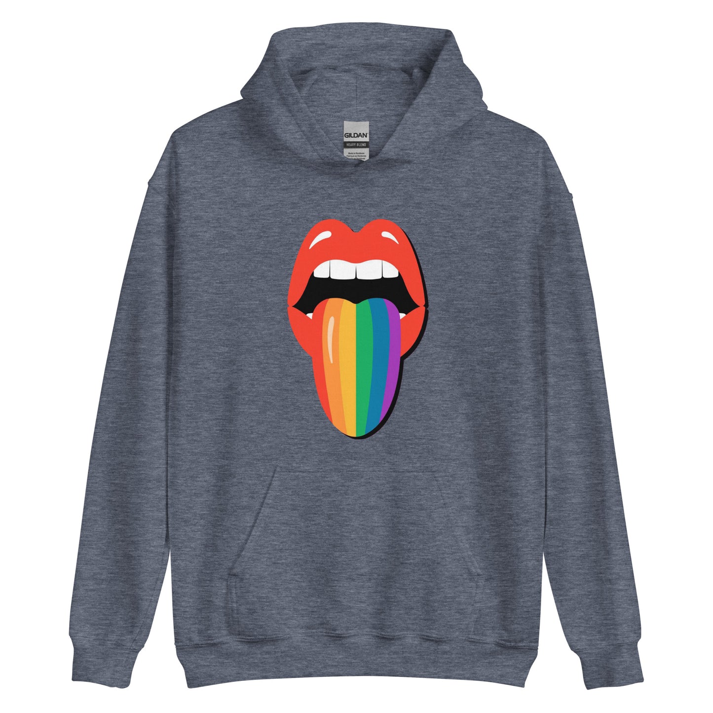 Rainbow Lip | Co-Tesh Design Envy | Unisex Hoodie