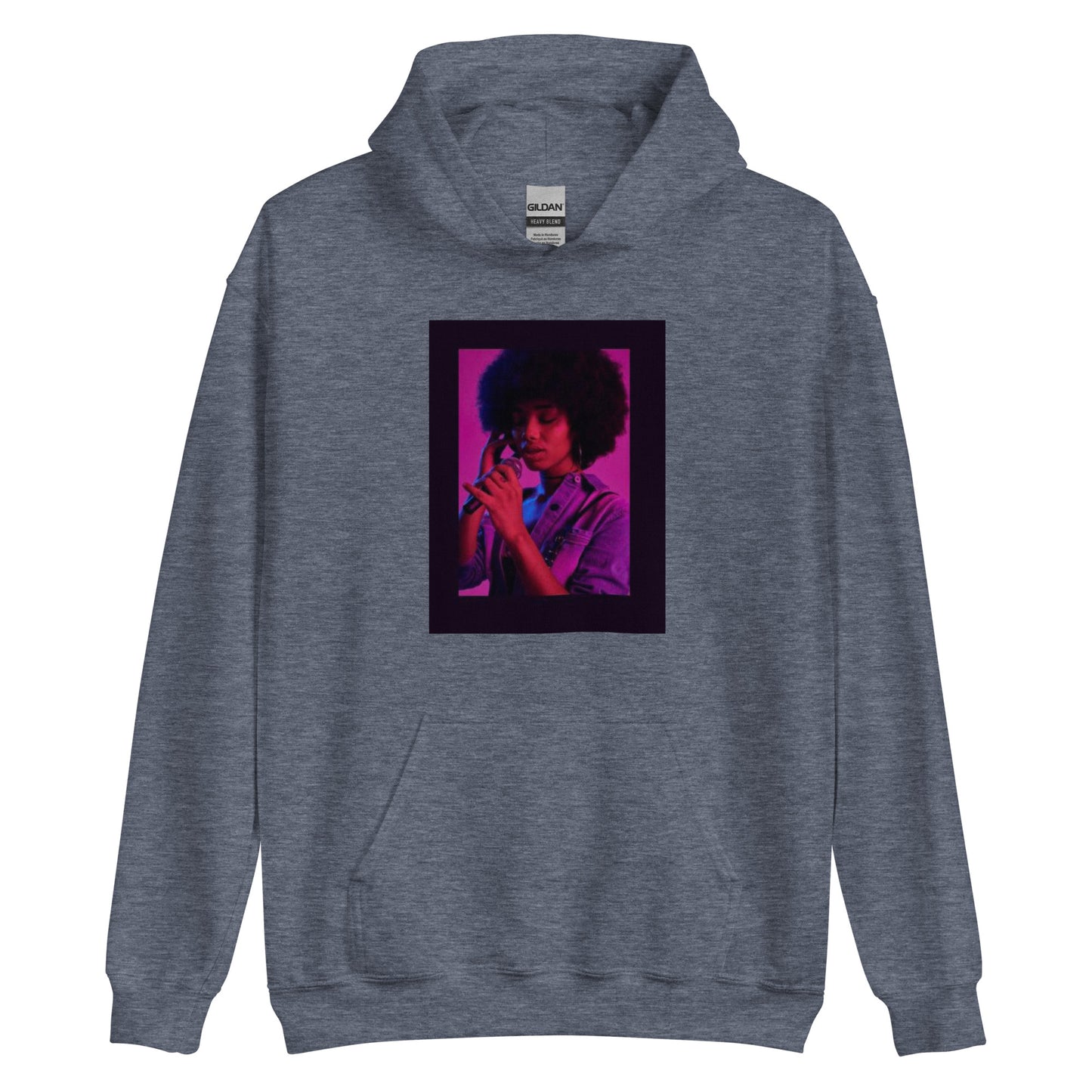 Purple Afro Queen | Co-Tesh Design Envy | Unisex Hoodie