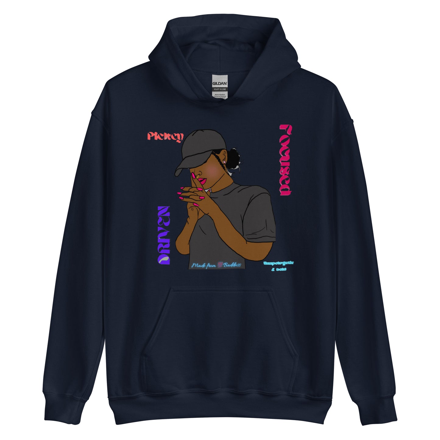 Made from 100 Badass | Co-Tesh Design Envy | Unisex Hoodie