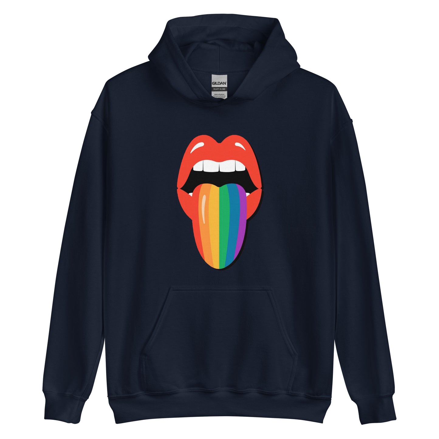 Rainbow Lip | Co-Tesh Design Envy | Unisex Hoodie