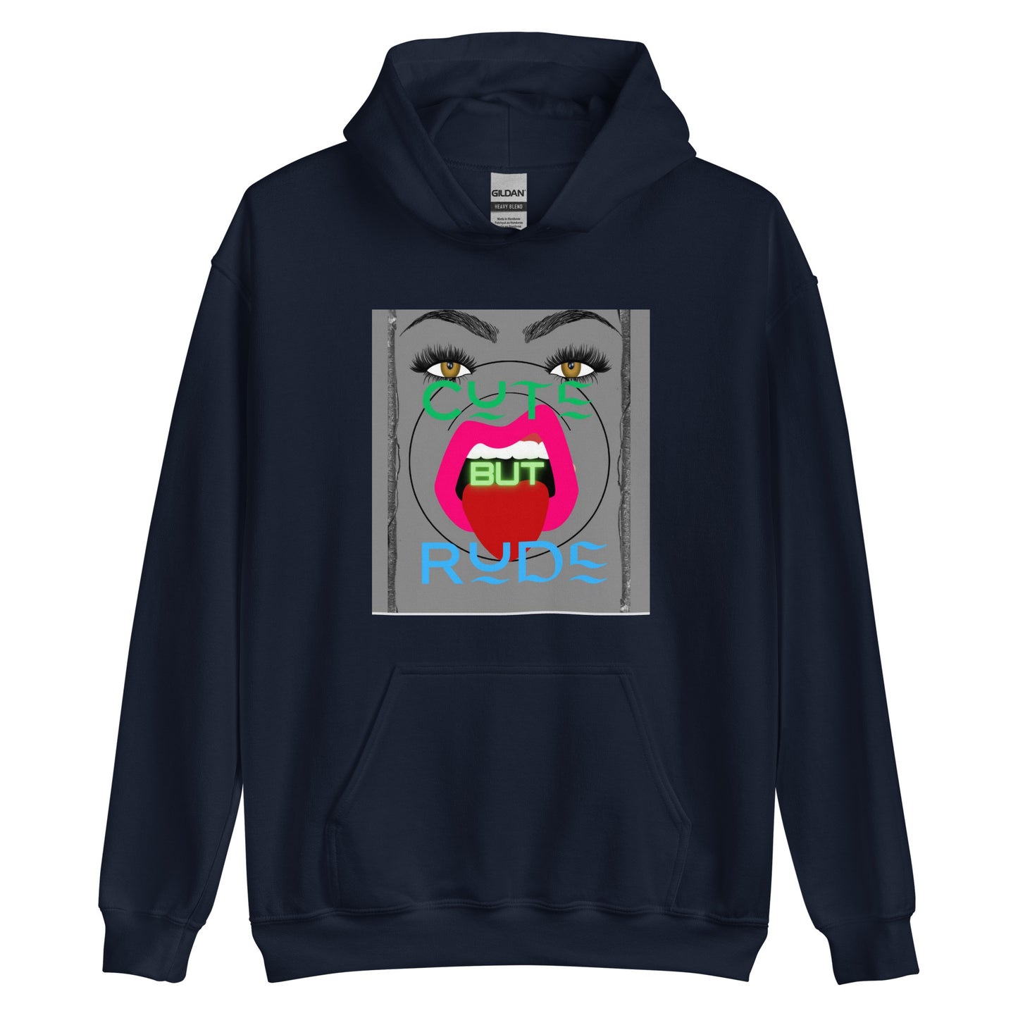 Cute but rude | Co-Tesh Design Envy | Unisex Hoodie