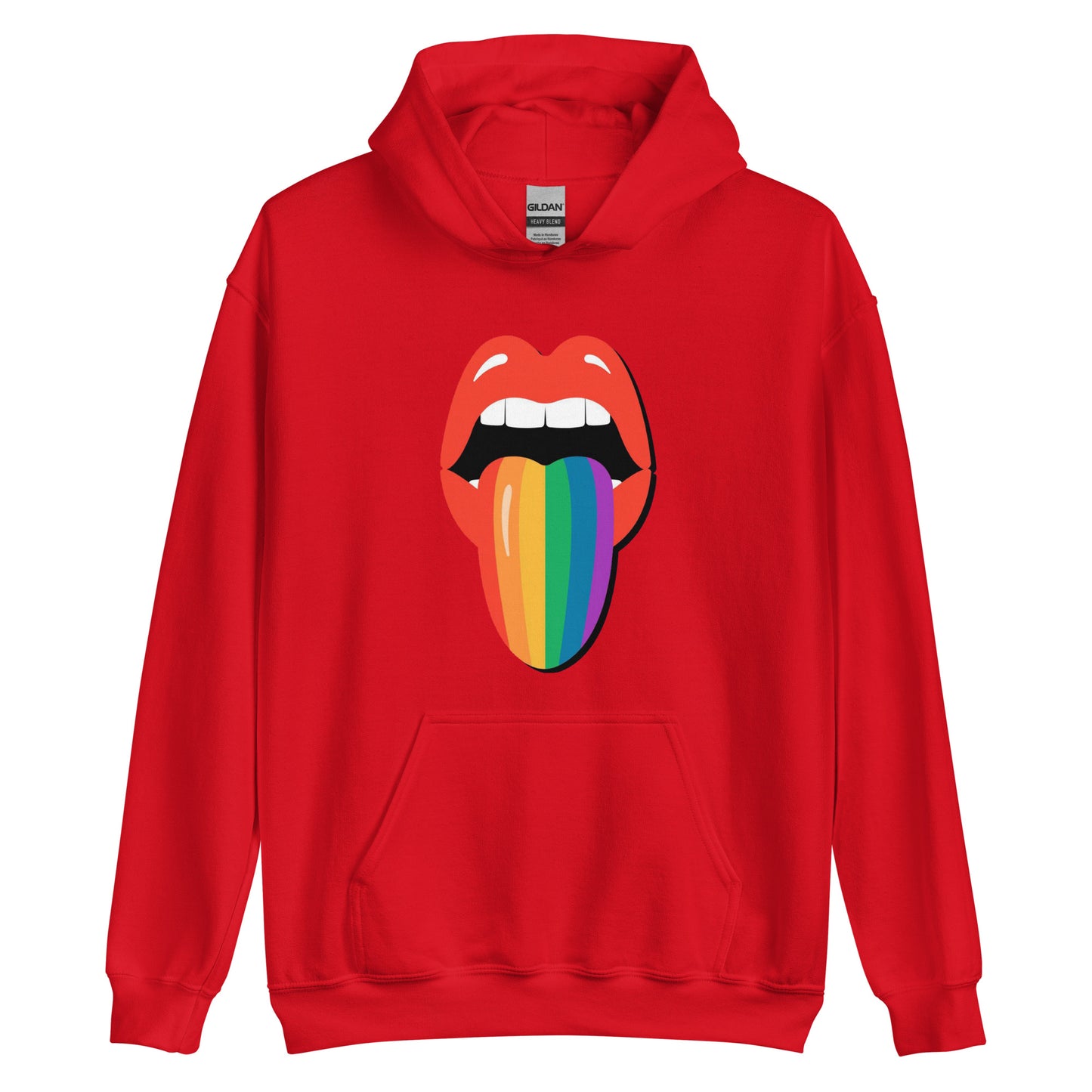 Rainbow Lip | Co-Tesh Design Envy | Unisex Hoodie