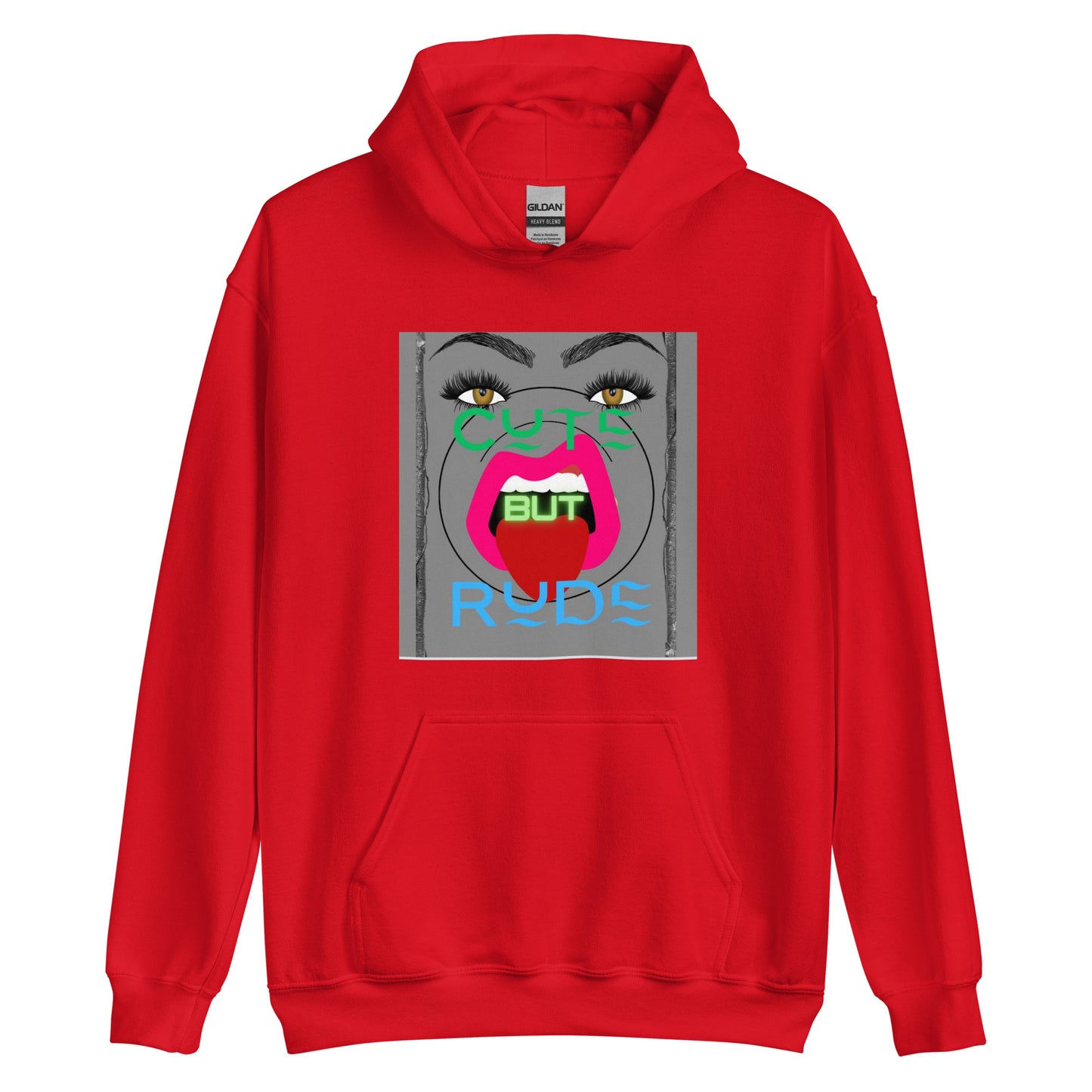 Cute but rude | Co-Tesh Design Envy | Unisex Hoodie