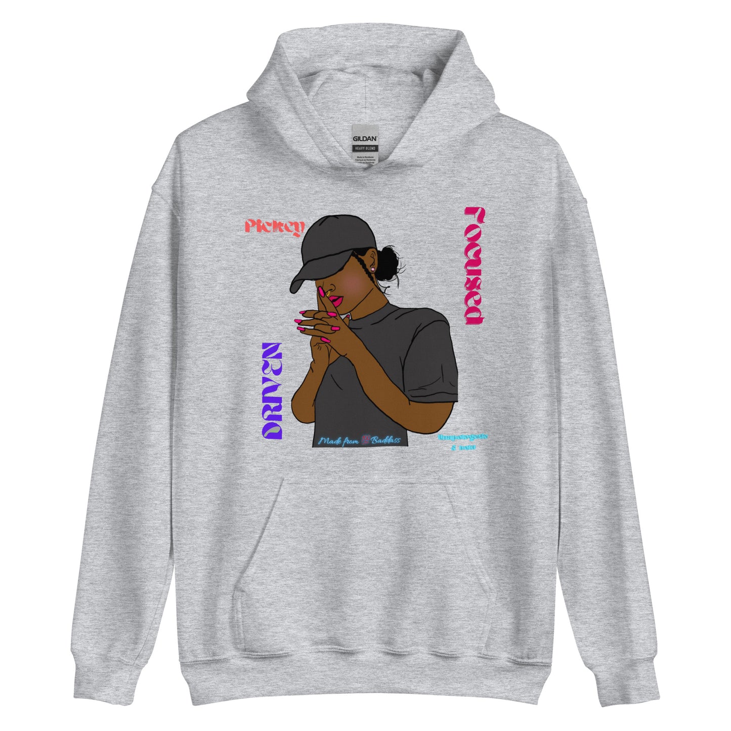 Made from 100 Badass | Co-Tesh Design Envy | Unisex Hoodie