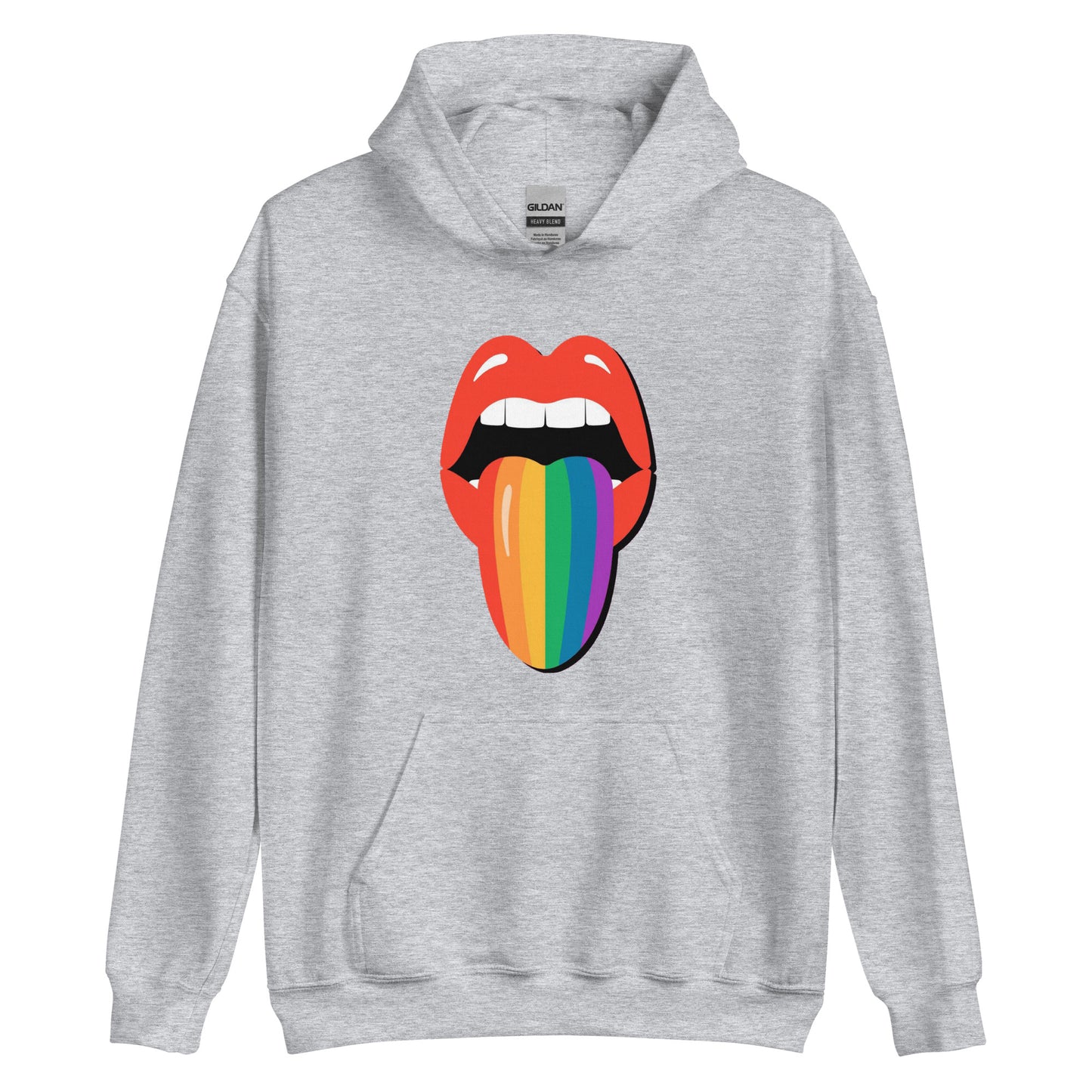 Rainbow Lip | Co-Tesh Design Envy | Unisex Hoodie