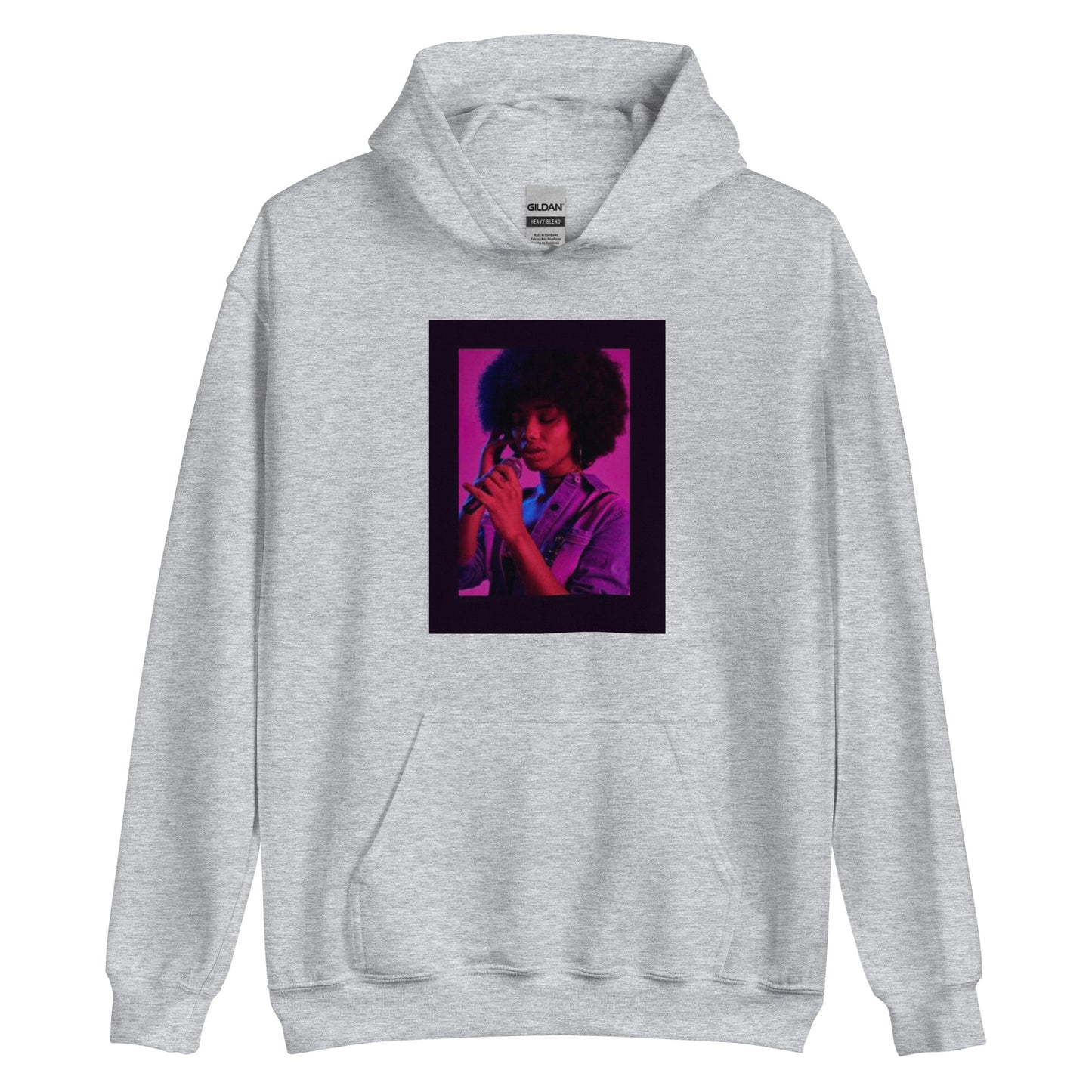 Purple Afro Queen | Co-Tesh Design Envy | Unisex Hoodie