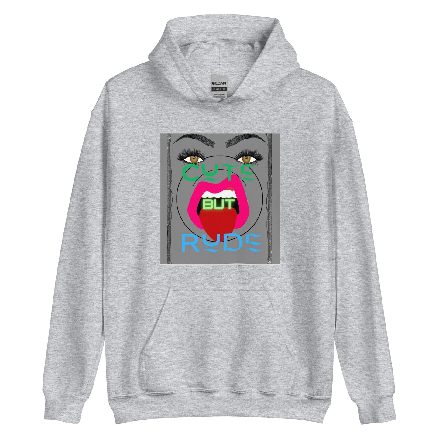 Cute but rude | Co-Tesh Design Envy | Unisex Hoodie