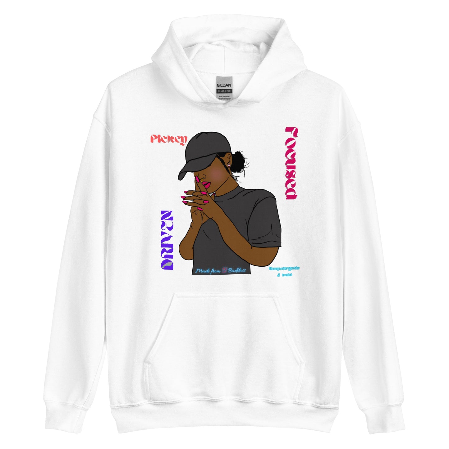 Made from 100 Badass | Co-Tesh Design Envy | Unisex Hoodie