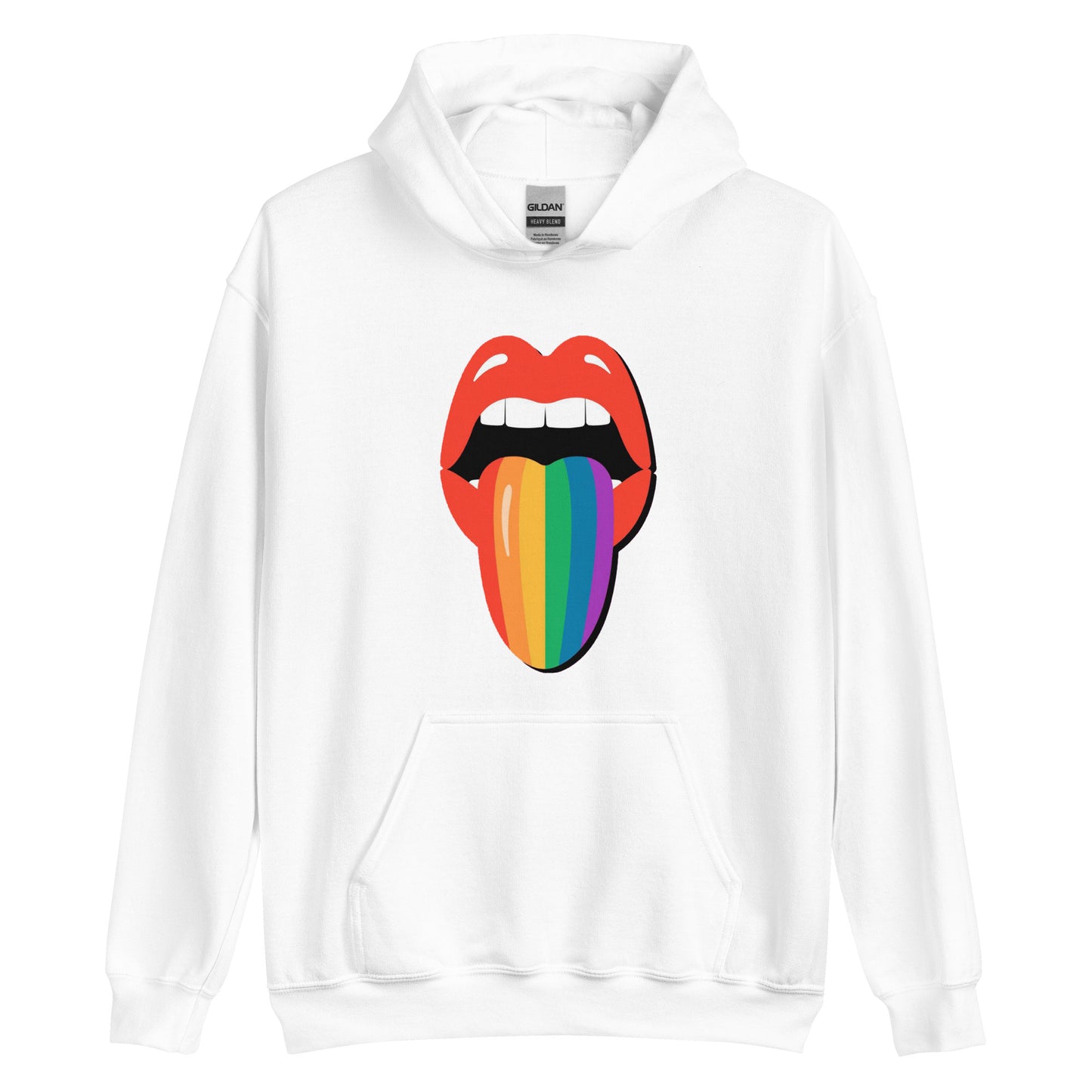 Rainbow Lip | Co-Tesh Design Envy | Unisex Hoodie
