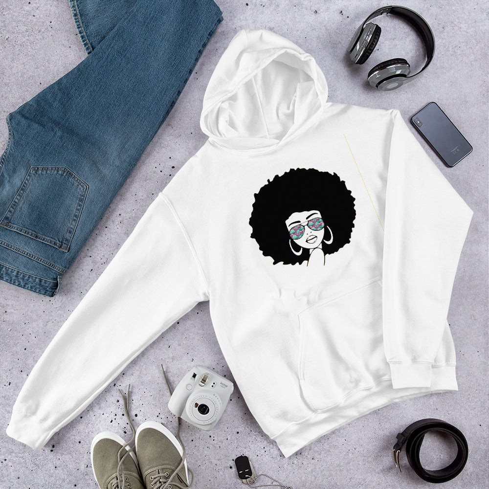 Afro Queen | Co-Tesh Design Envy | Unisex Hoodie