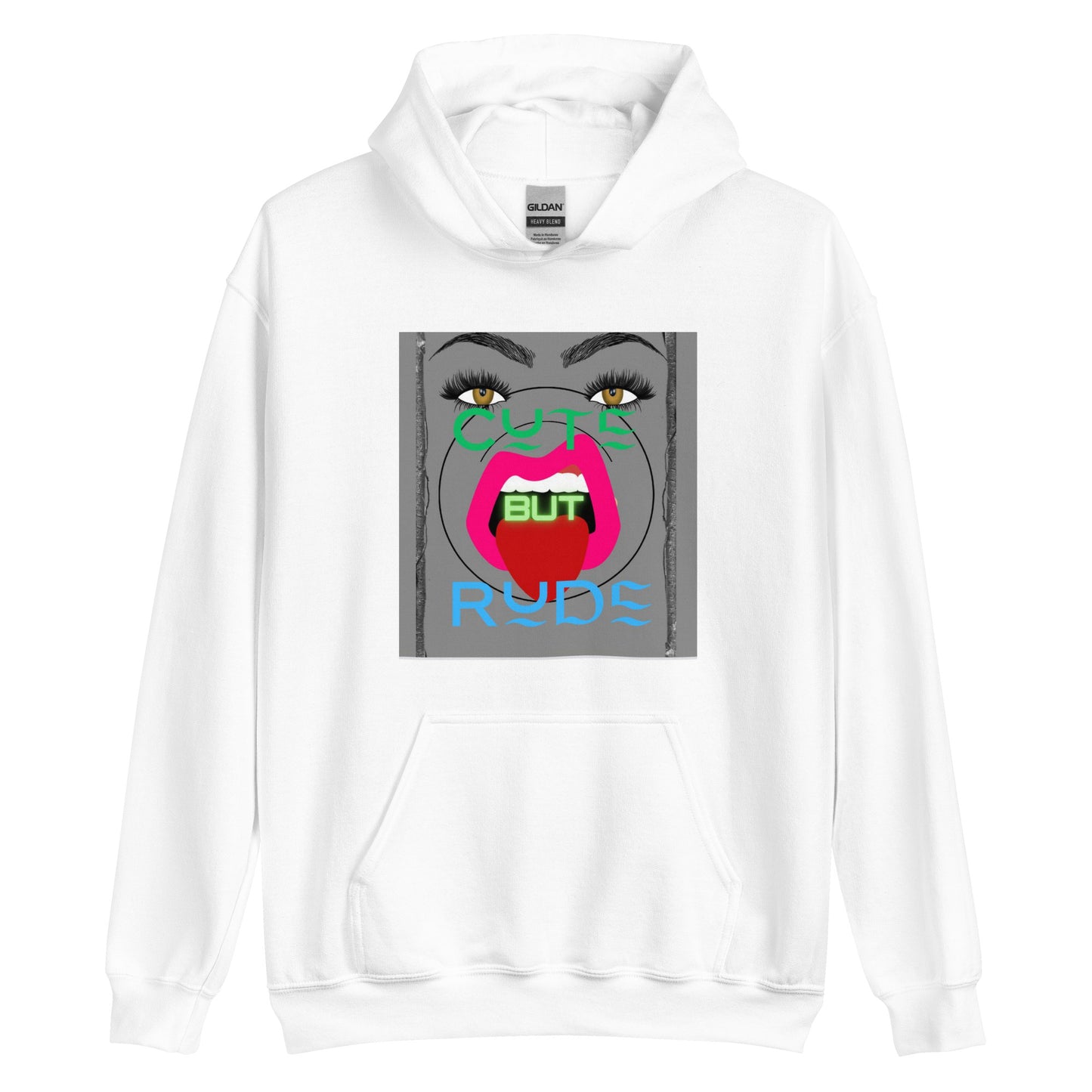 Cute but rude | Co-Tesh Design Envy | Unisex Hoodie