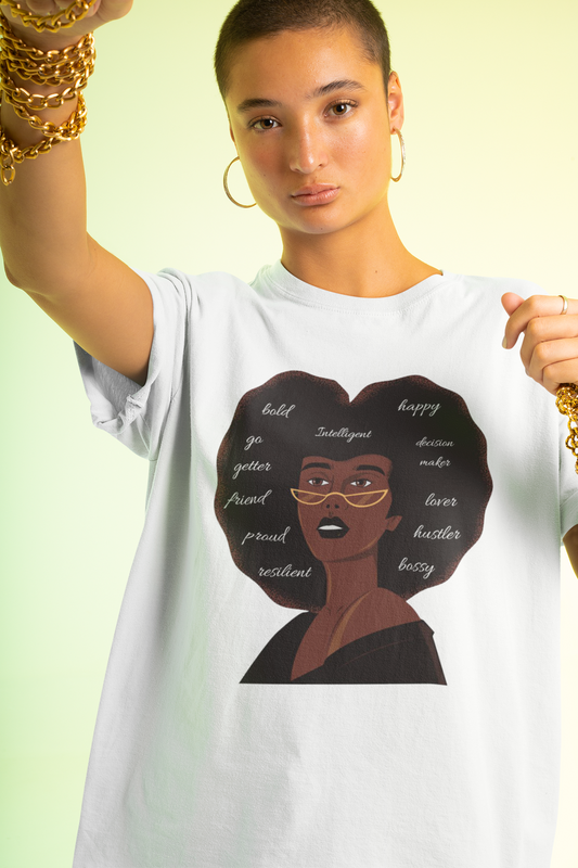Confident Afro Queen | Co-Tesh | Unisex t-shirt