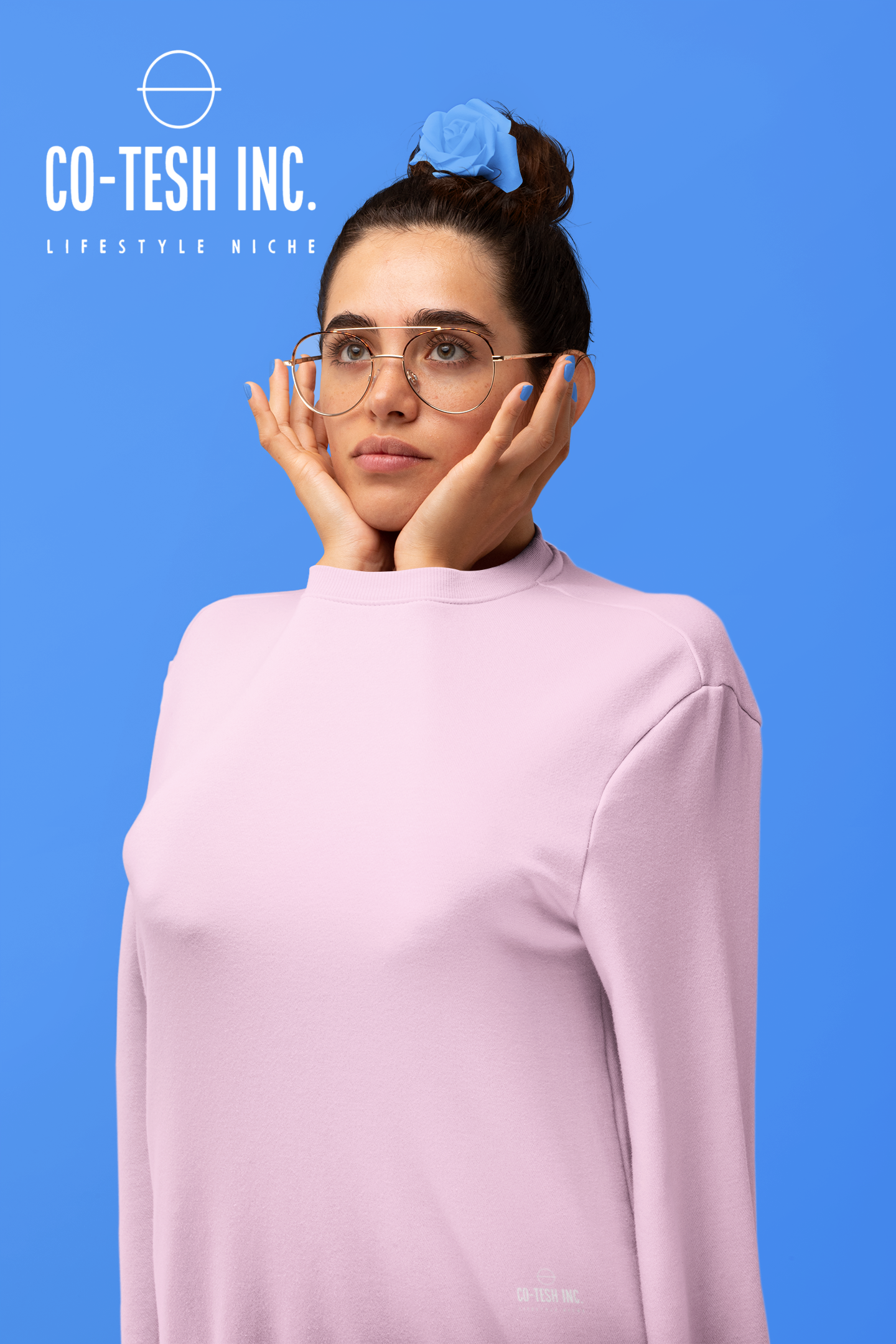 Plain Unisex Sweatshirt | Cotesh