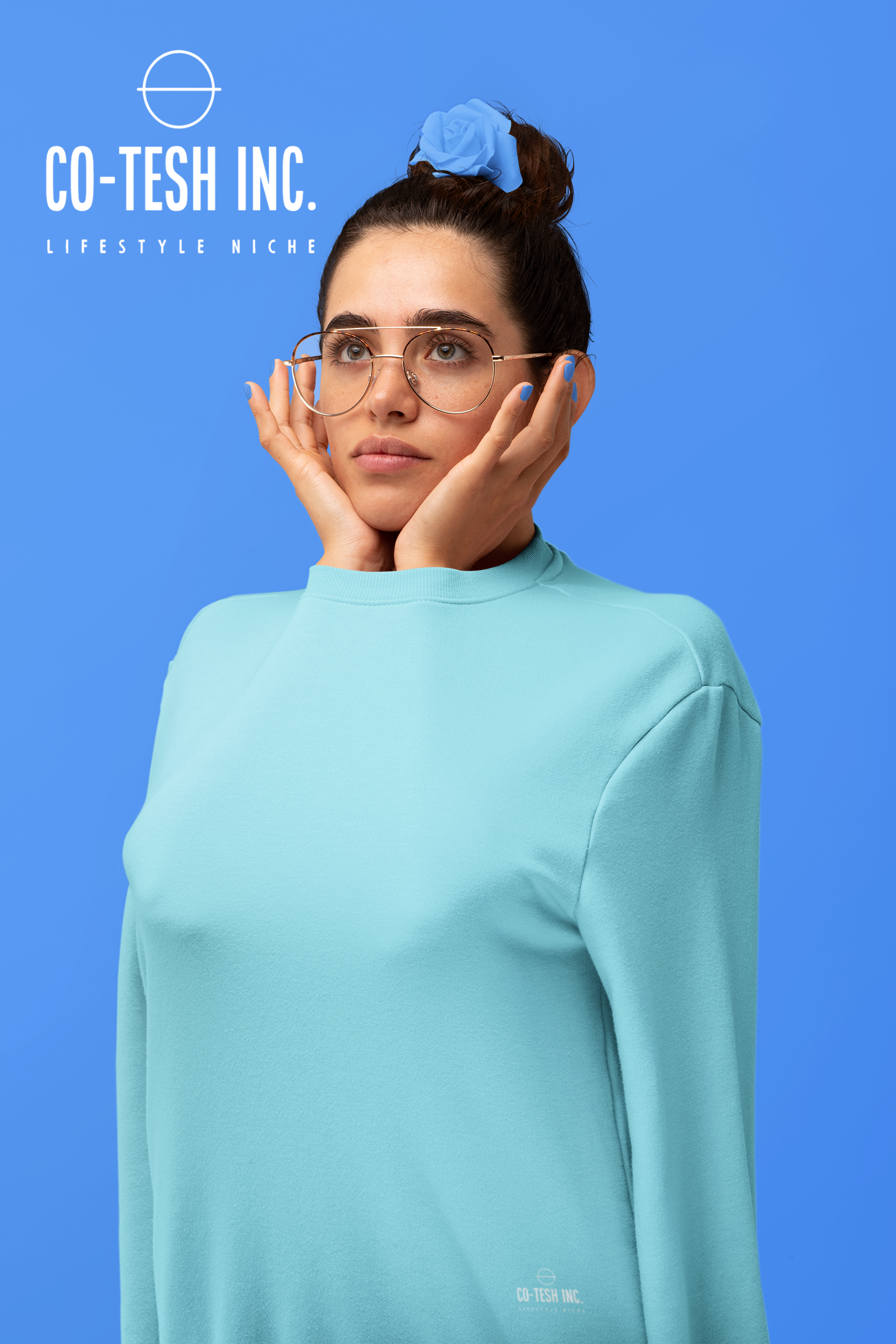 Plain Unisex Sweatshirt | Cotesh