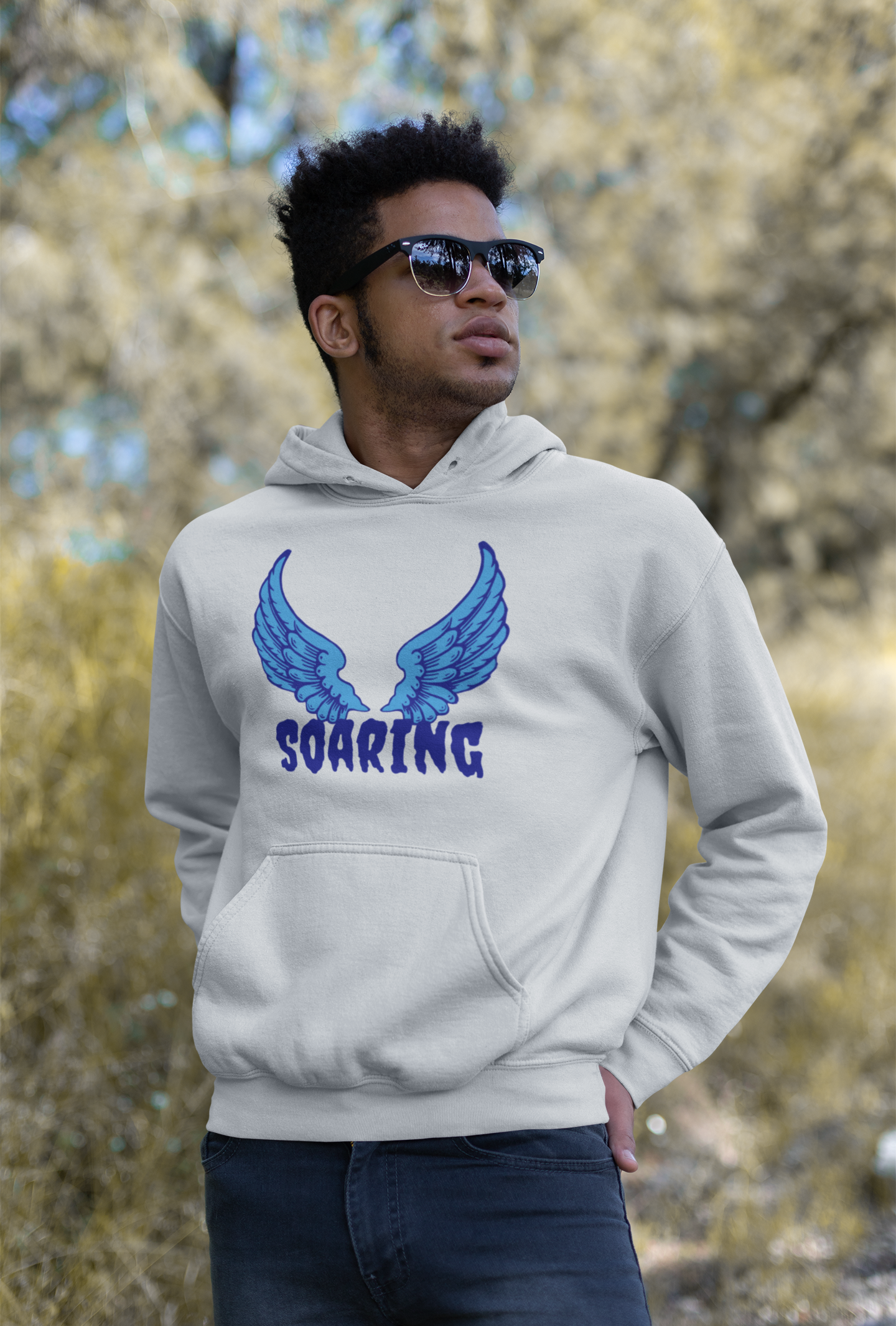 Soaring Unisex fleece hoodie