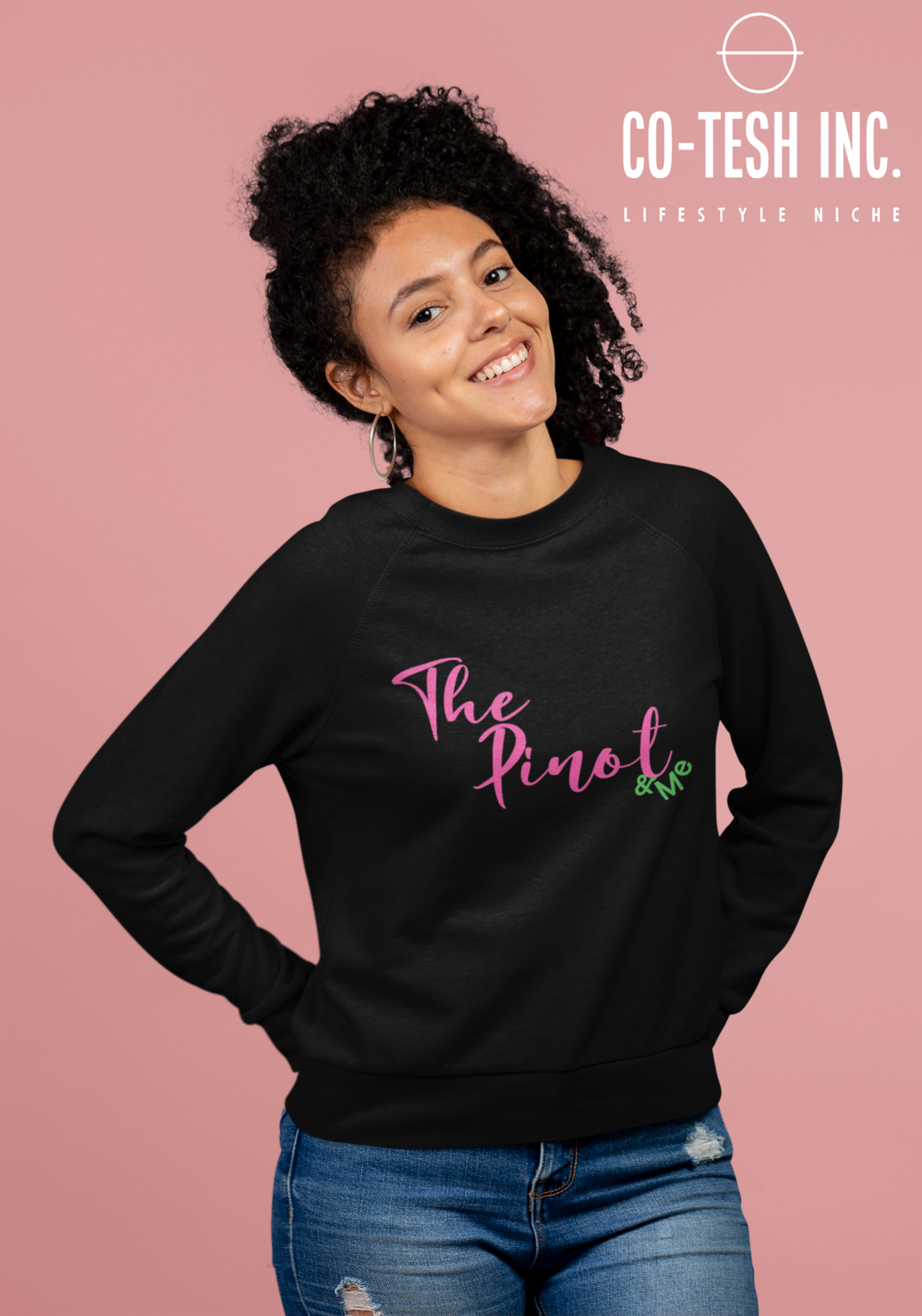 The Pinot and Me Unisex Sweatshirt Cotesh Blending Trends