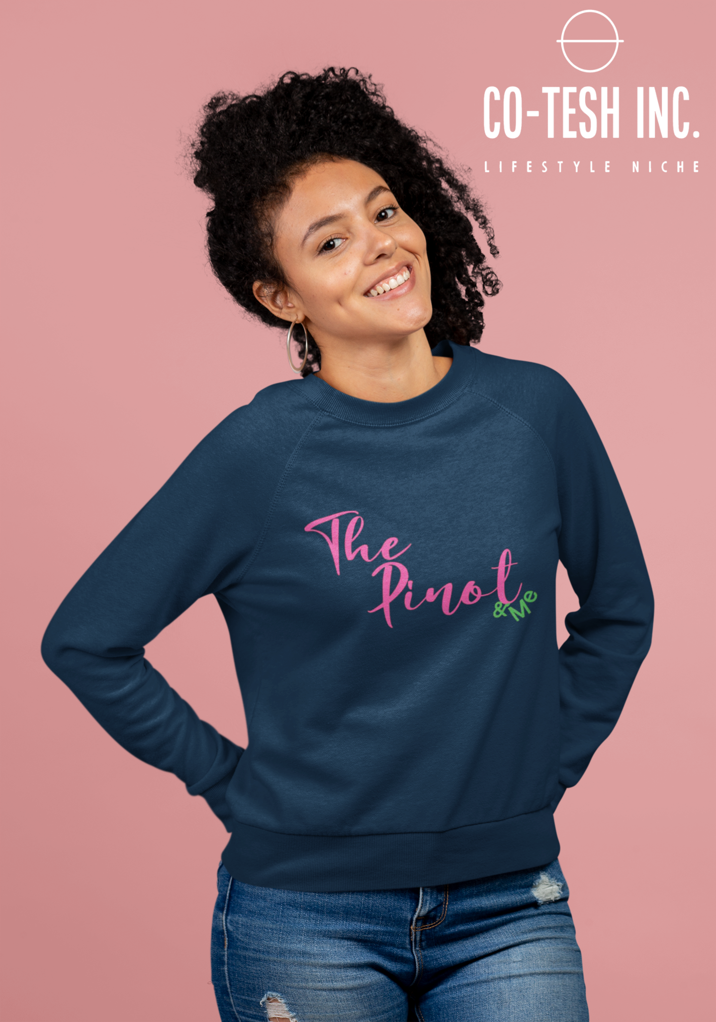 The Pinot and Me Unisex Sweatshirt Cotesh Blending Trends