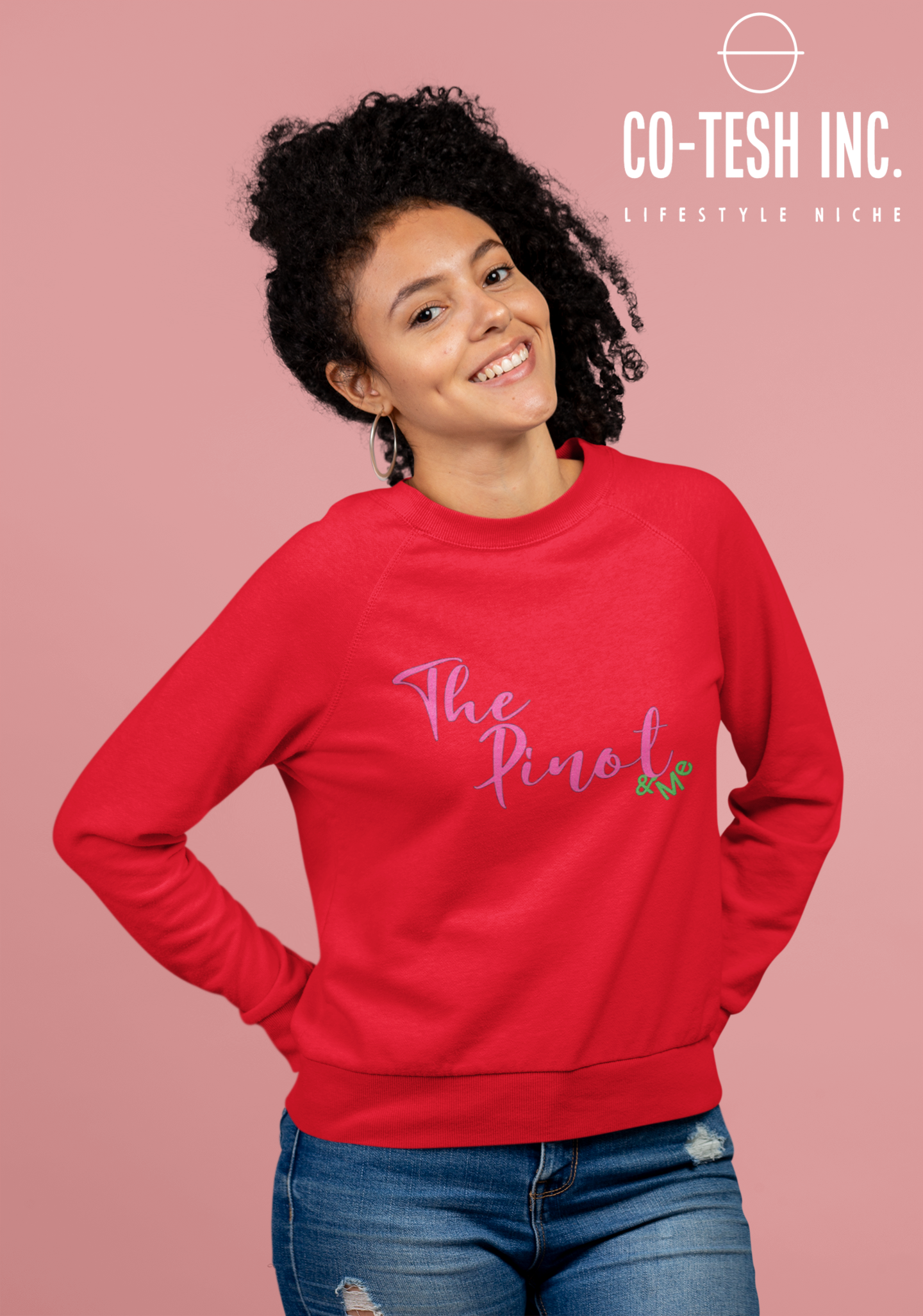 The Pinot and Me Unisex Sweatshirt Cotesh Blending Trends