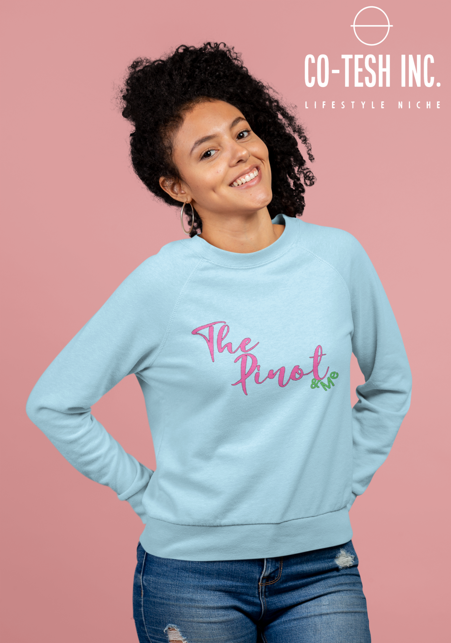 The Pinot and Me Unisex Sweatshirt Cotesh Blending Trends