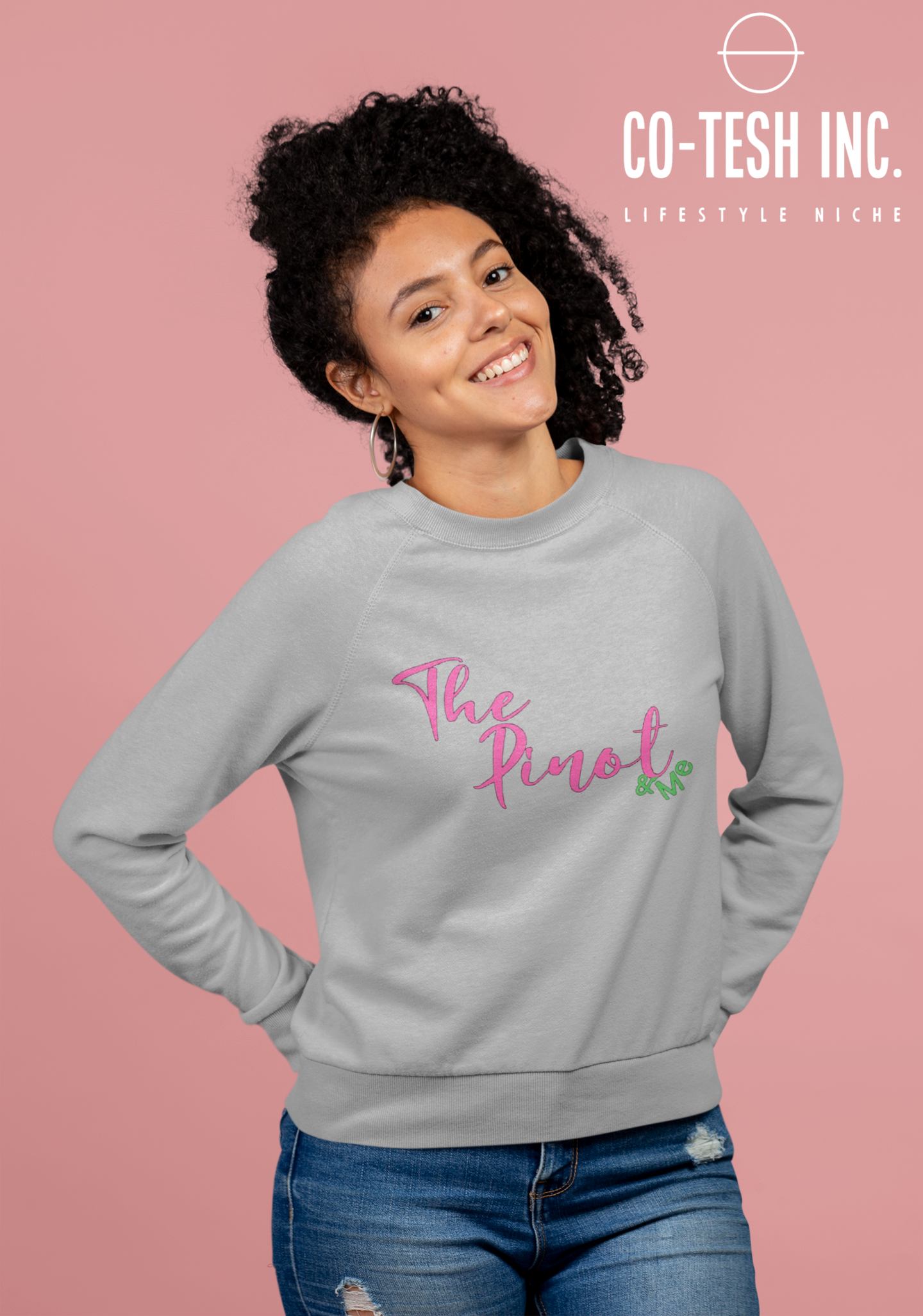 The Pinot and Me Unisex Sweatshirt Cotesh Blending Trends
