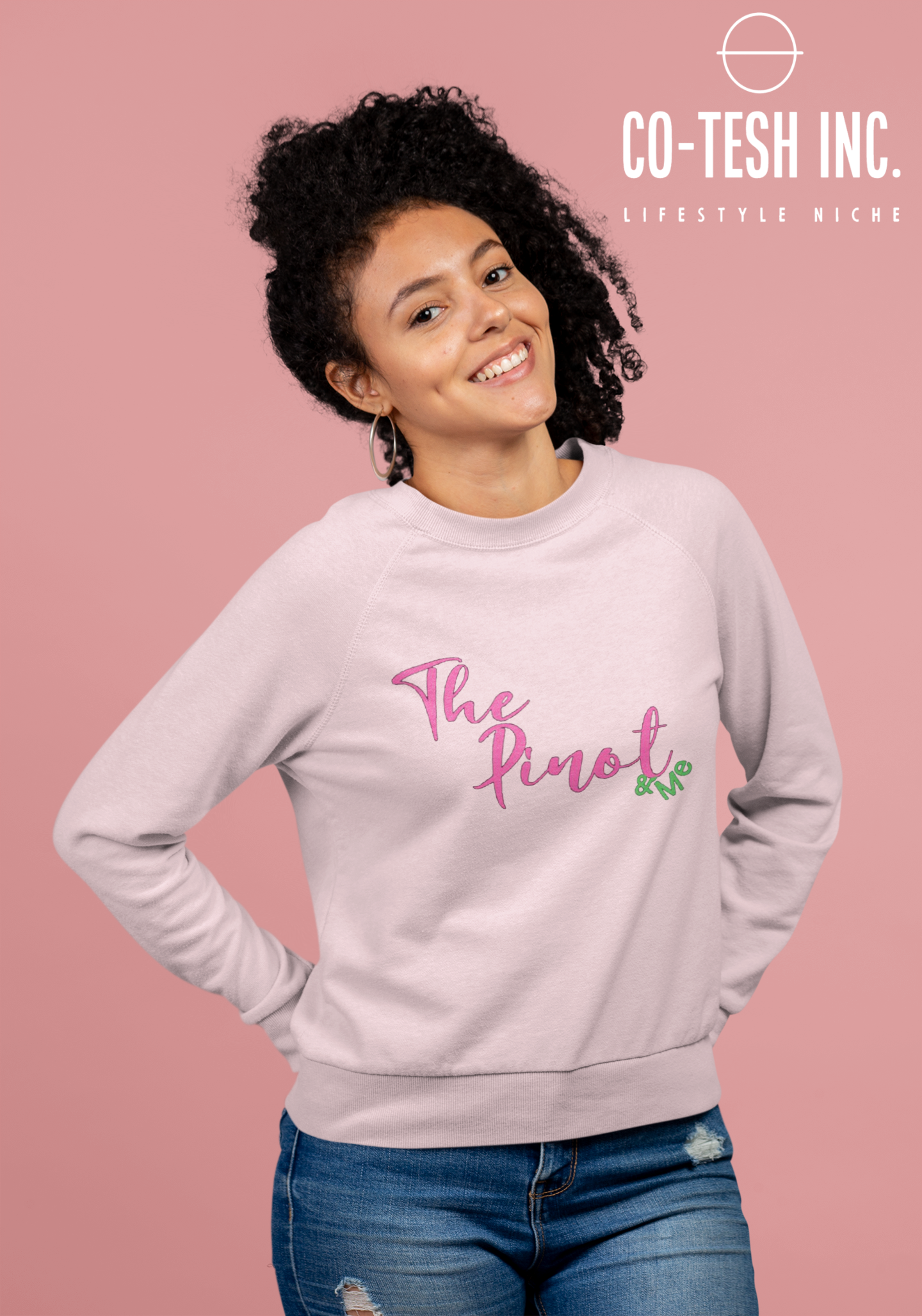 The Pinot and Me Unisex Sweatshirt Cotesh Blending Trends