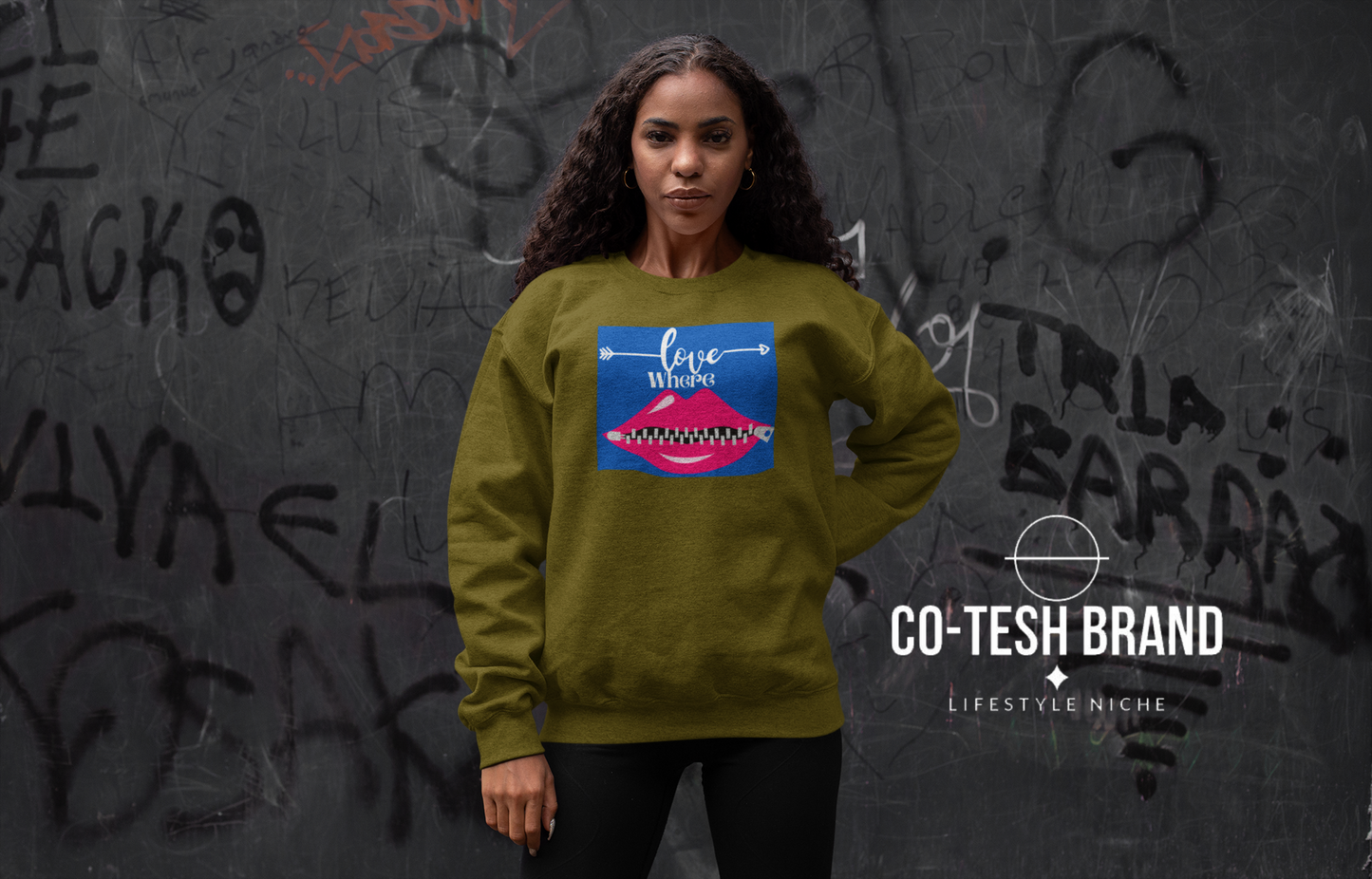 Love Where Unisex Sweatshirt