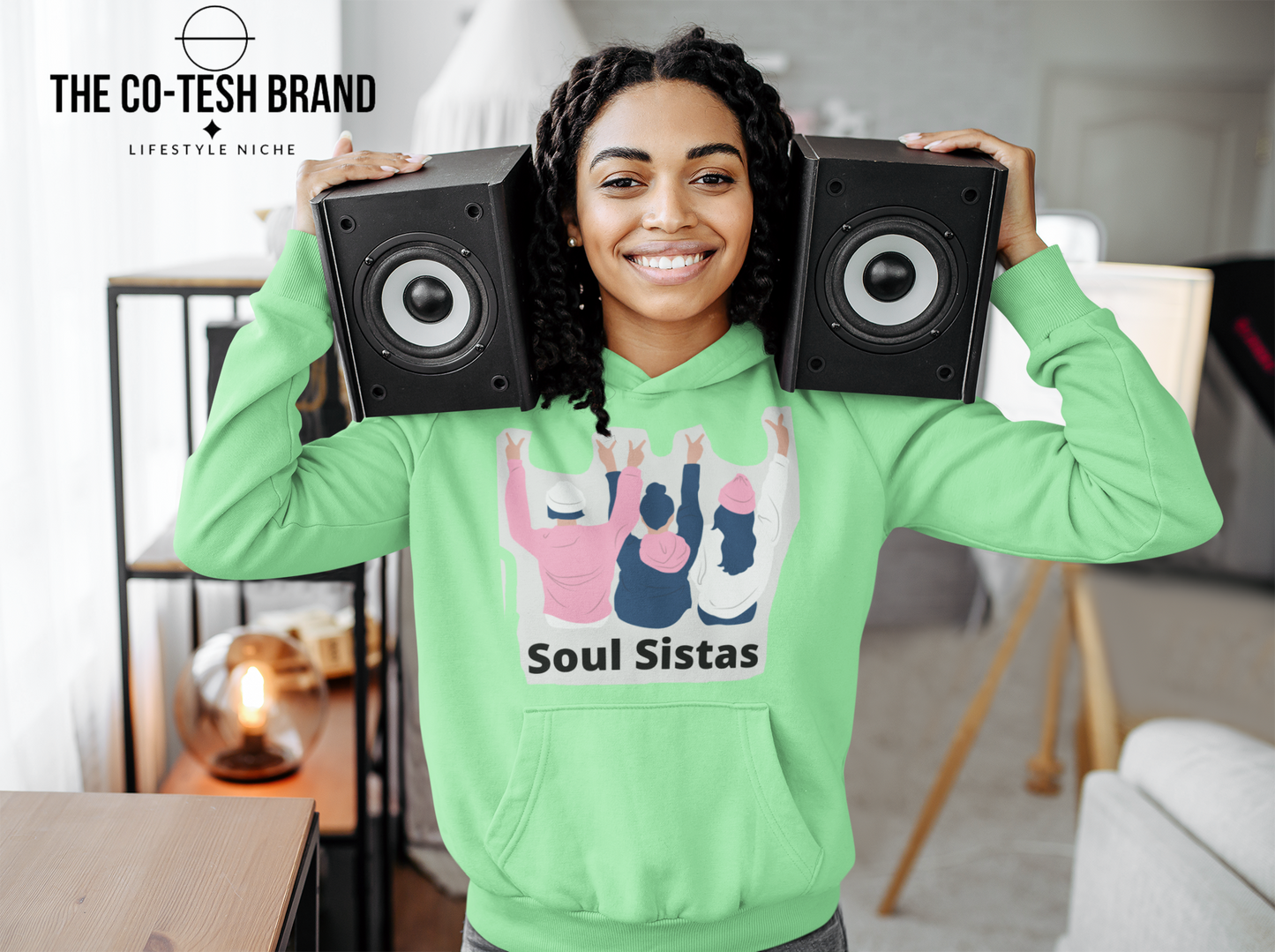 Soul Sistas-Unisex Hoodie by Co-Tesh