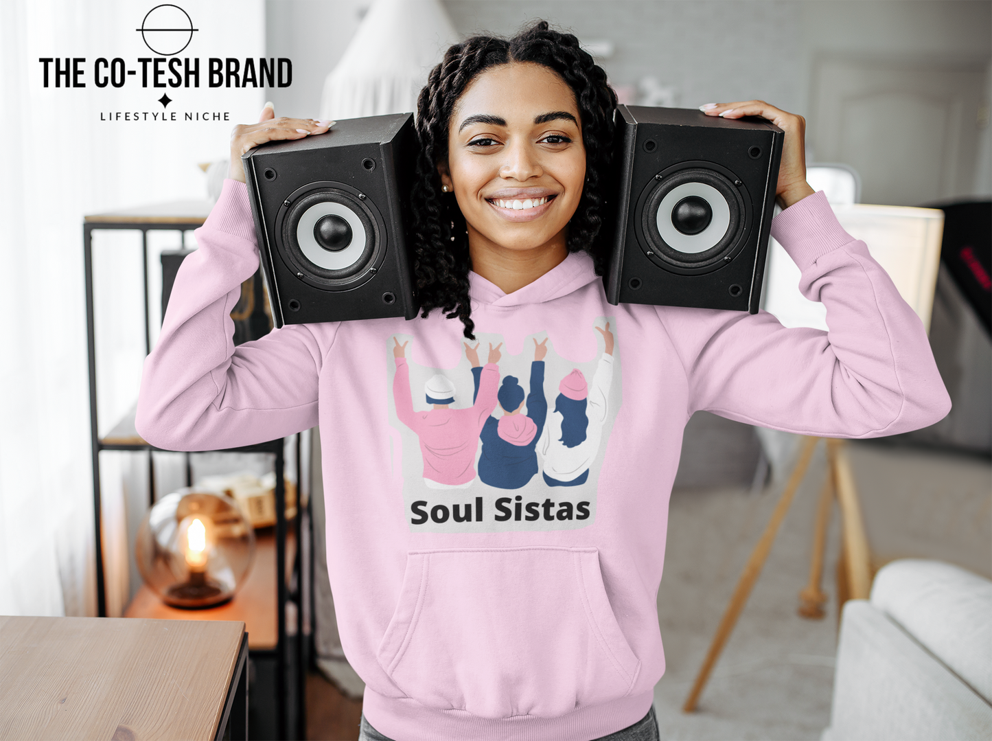 Soul Sistas-Unisex Hoodie by Co-Tesh