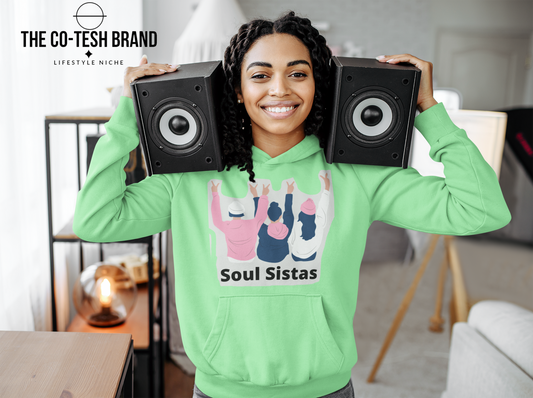 Soul Sistas-Unisex Hoodie by Co-Tesh
