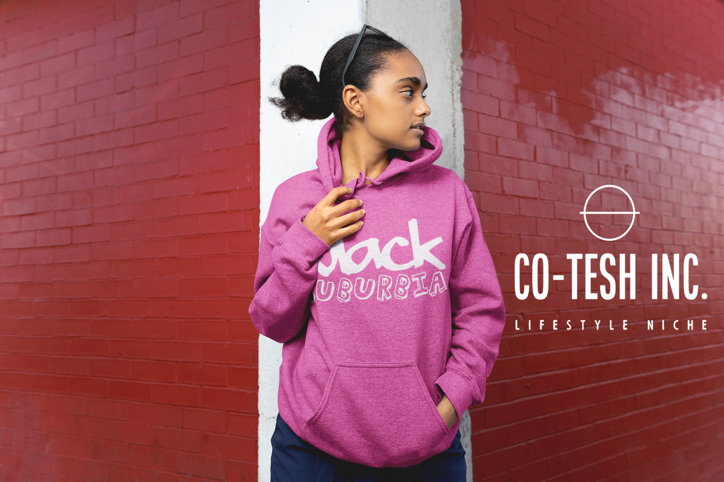 Black Suburbia | Unisex Hoodie | Expression Hoodiez | Cotesh