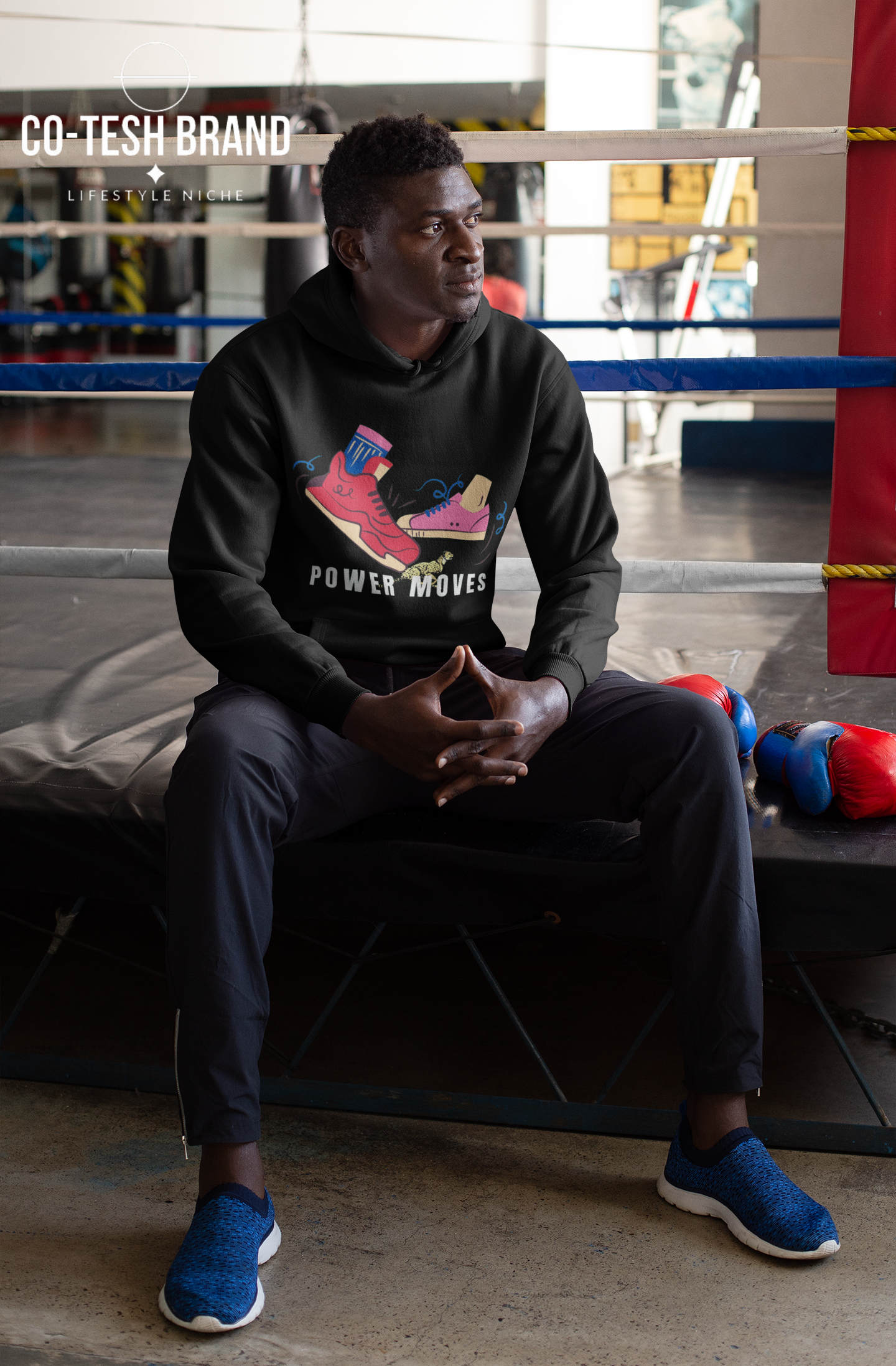 Powermoves Unisex fleece hoodie