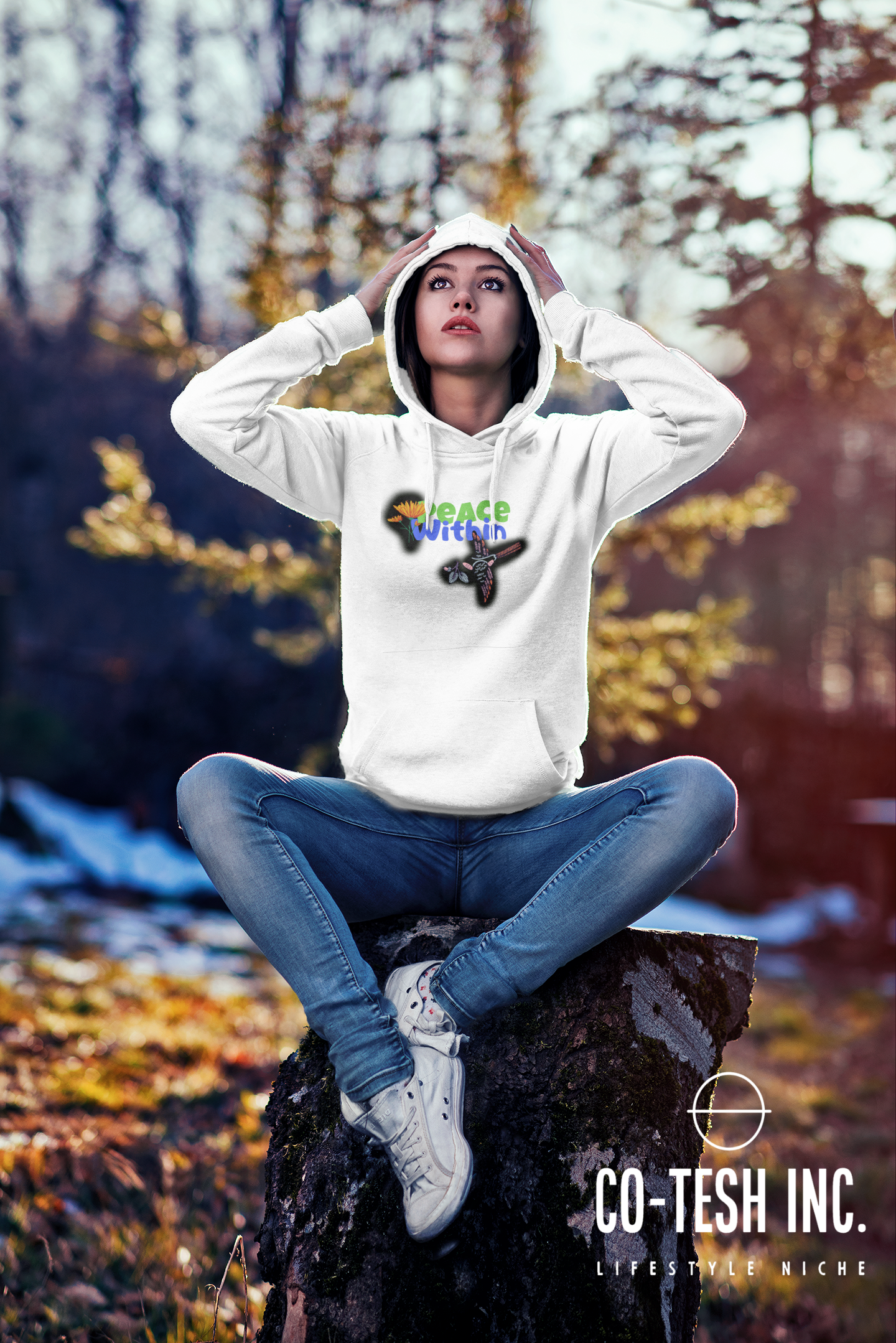 Peace within Unisex Hoodie Cotesh