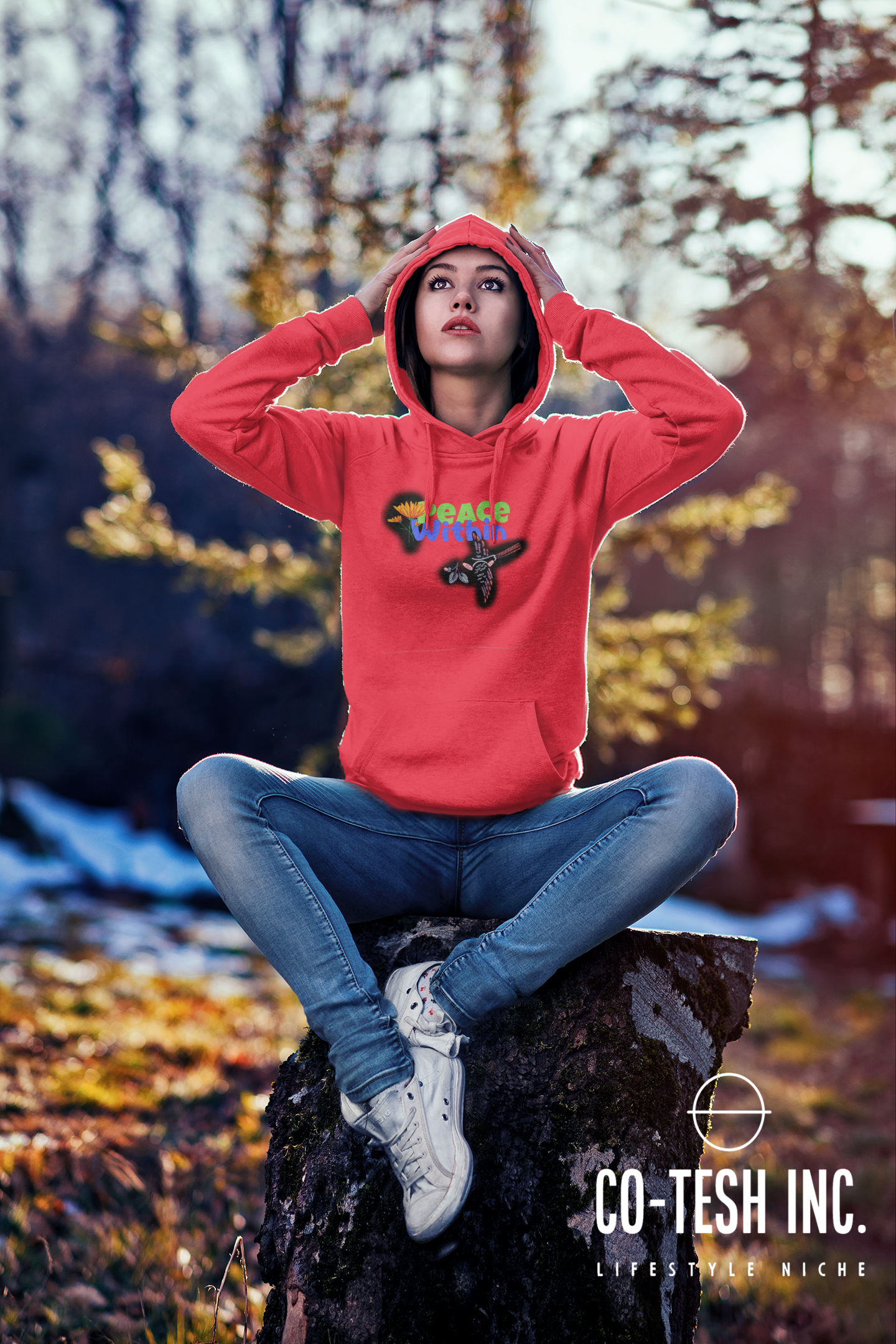 Peace within Unisex Hoodie Cotesh