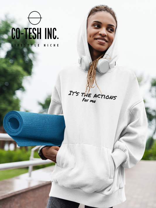 Its the action for me Unisex Hoodie Cotesh Blending Tredings