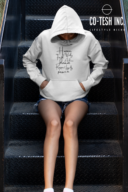 Honor Faith Worthy Unisex Hoodie Cotesh