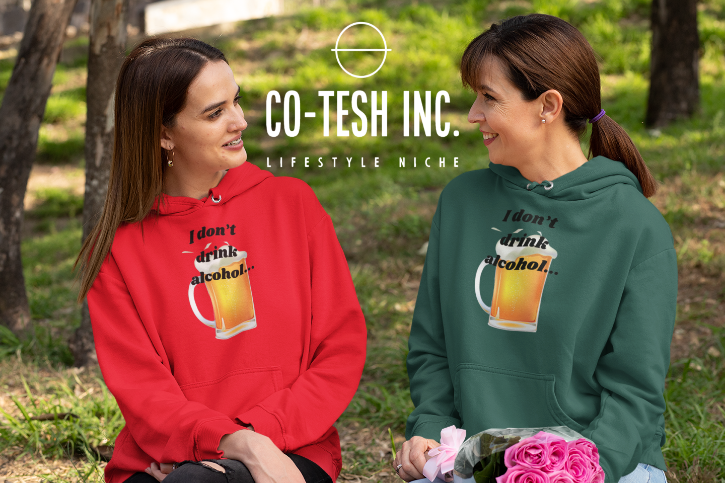 I don't Drink Alcohol Unisex Hoodie Cotesh